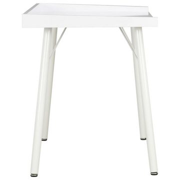 furnicato Schreibtisch Weiß 90×50×79 cm