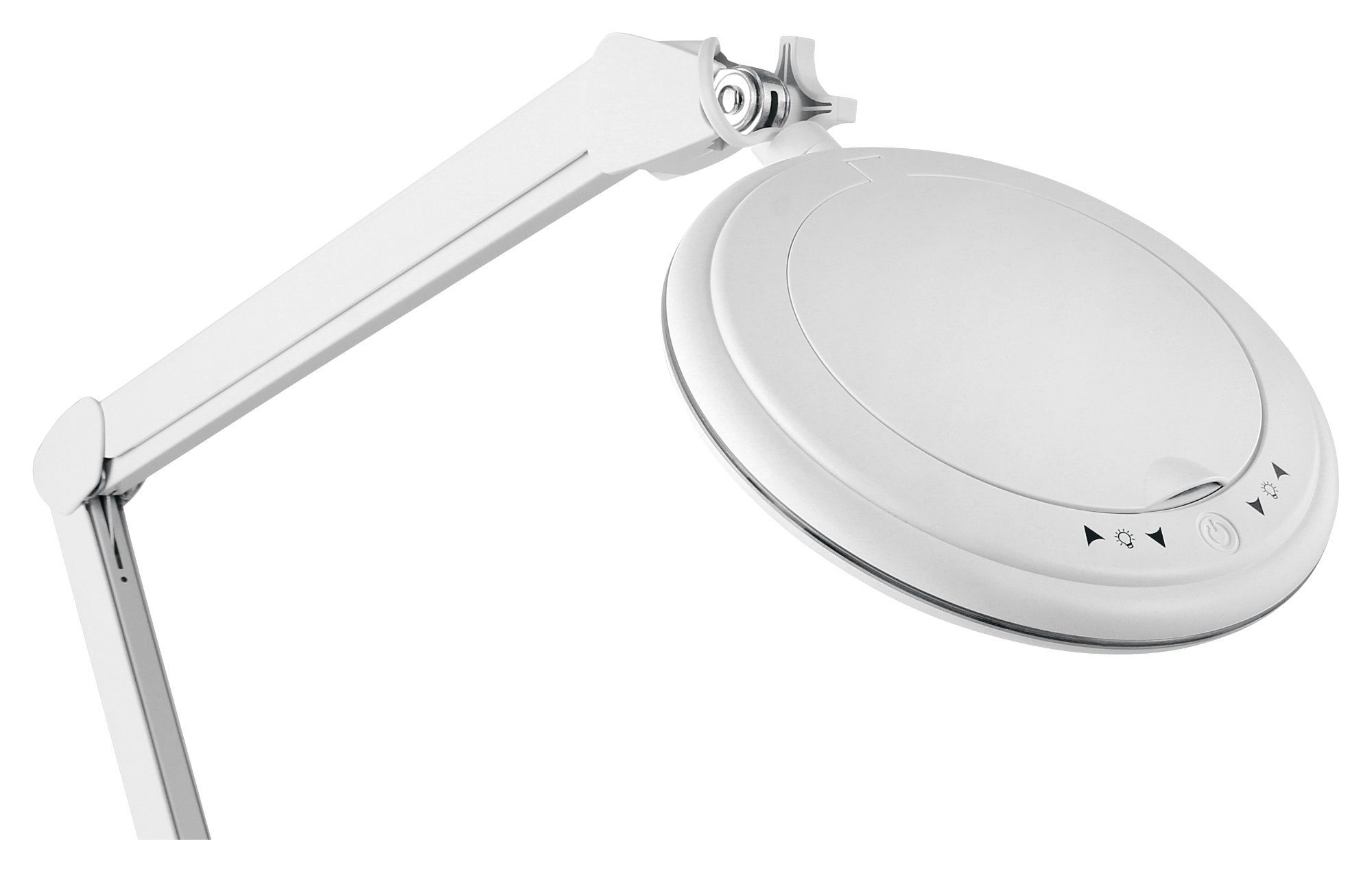 Showlite Lupenlampe LL-6095D-Pro LED Lupenleuchte, LED fest integriert, flexibel verstellbar, Helligkeit und Farbtemperatur wählbar