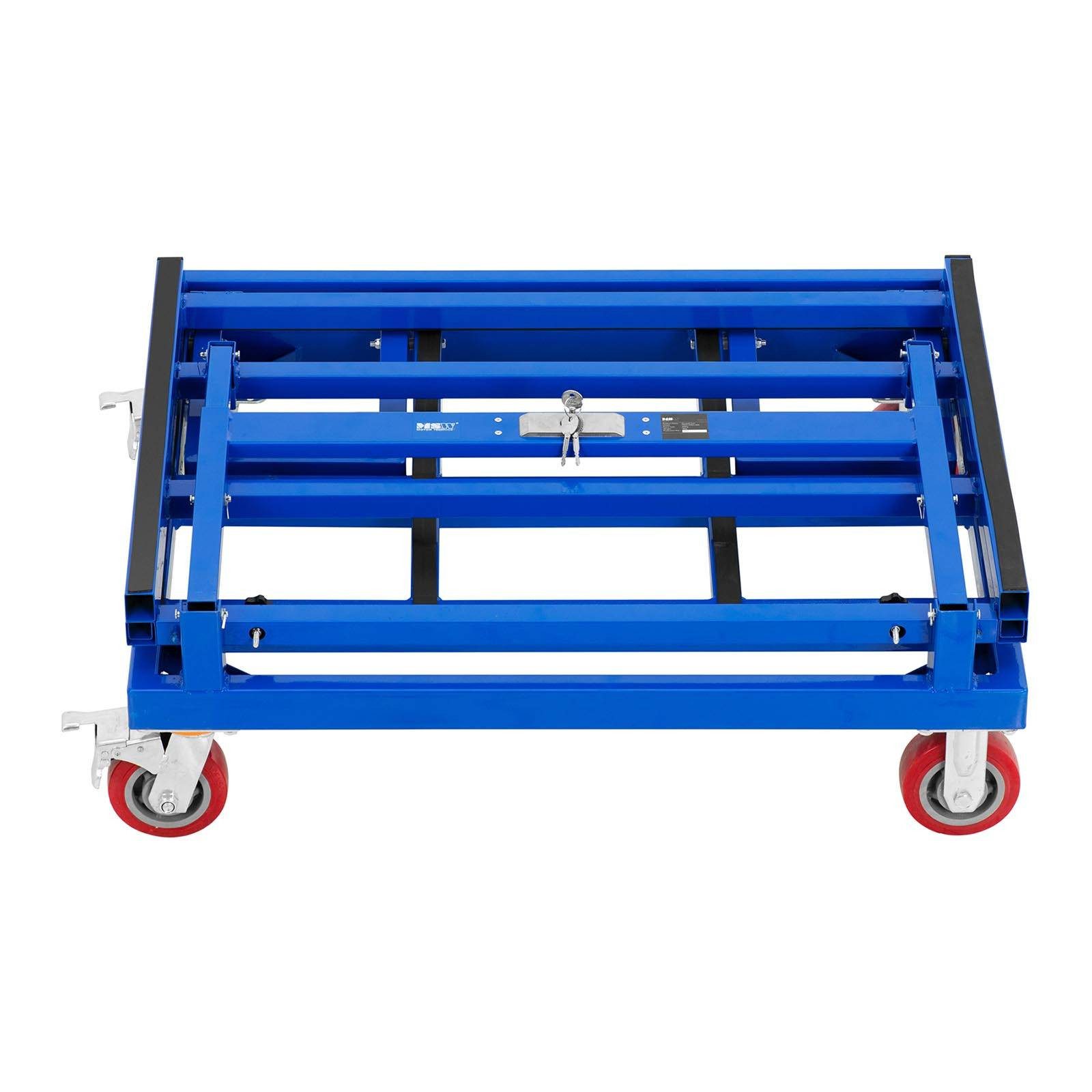 MSW Transportwagen 600kg Plattformwagen Trockenbauwagen Handwagen Lagerwagen Plattenwagen