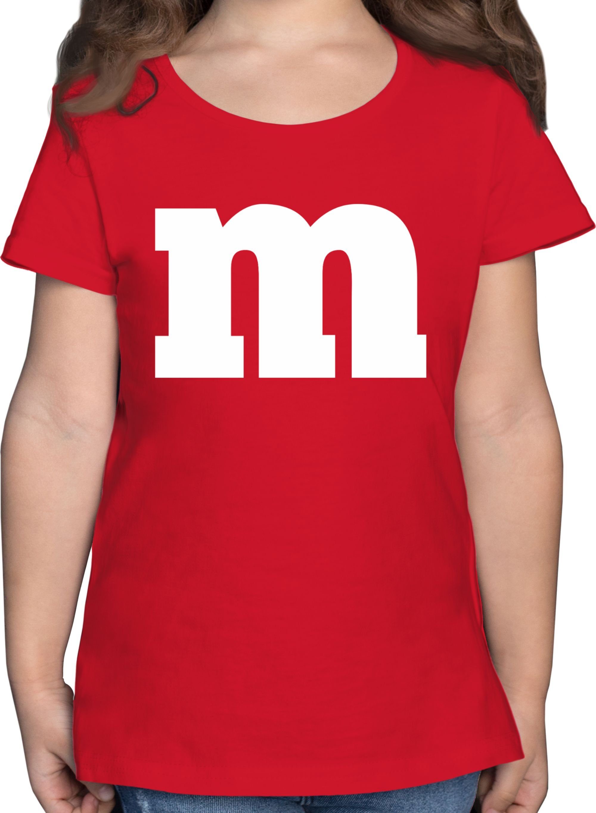 Shirtracer T-Shirt M Aufdruck Karneval & Fasching 2 Rot