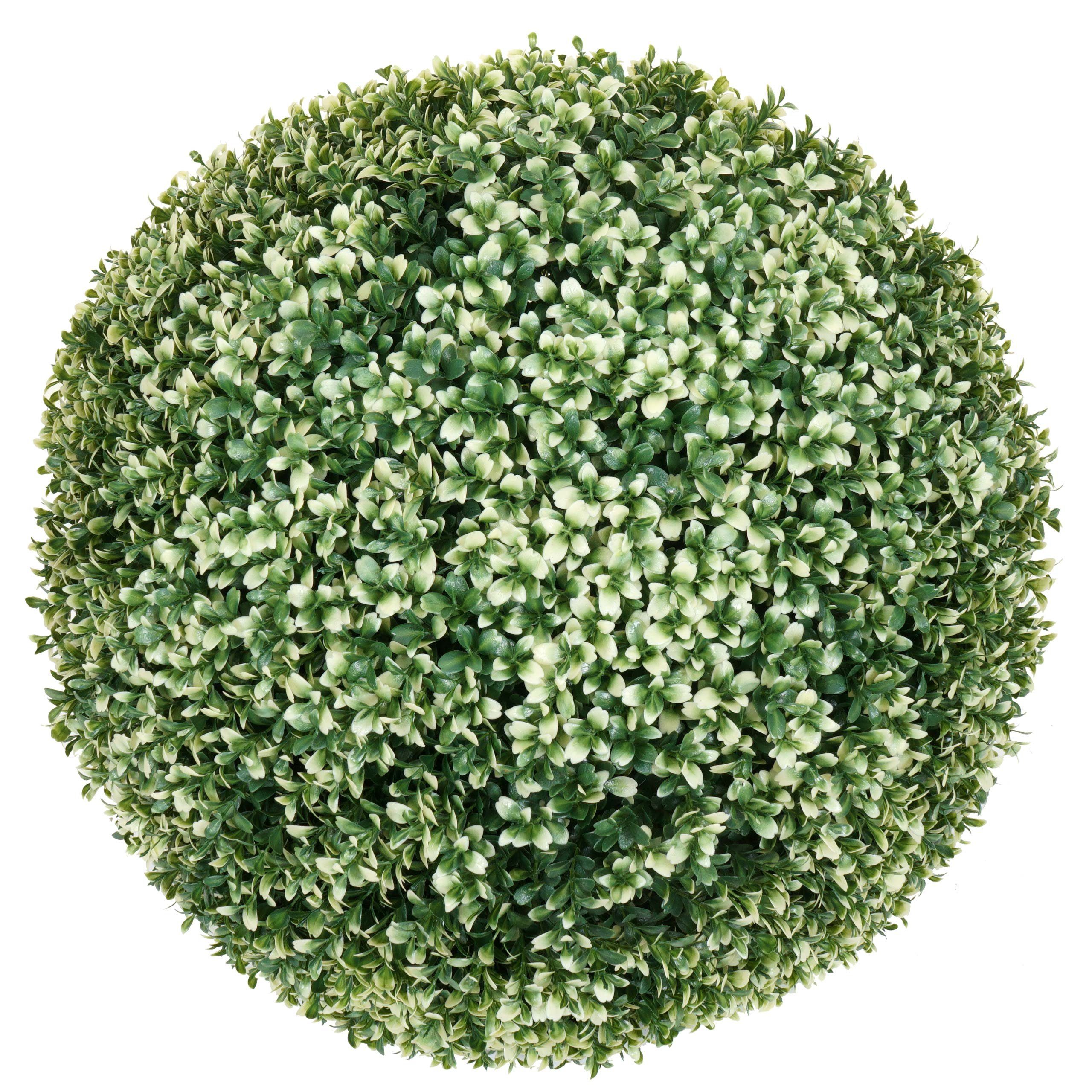 Kunstbaum MCW-L77, MCW, Höhe 55 cm, UV- und witterungsbeständig grün, weiß