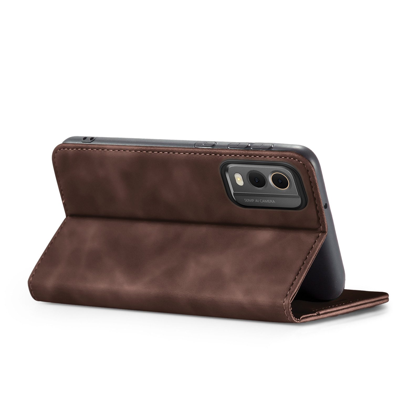 Tec-Expert Handyhülle Tasche Hülle für Nokia C32 6.5 Zoll, 6.5 ", Cover Klapphülle Case mit Kartenfach Fliphülle aufstellbar