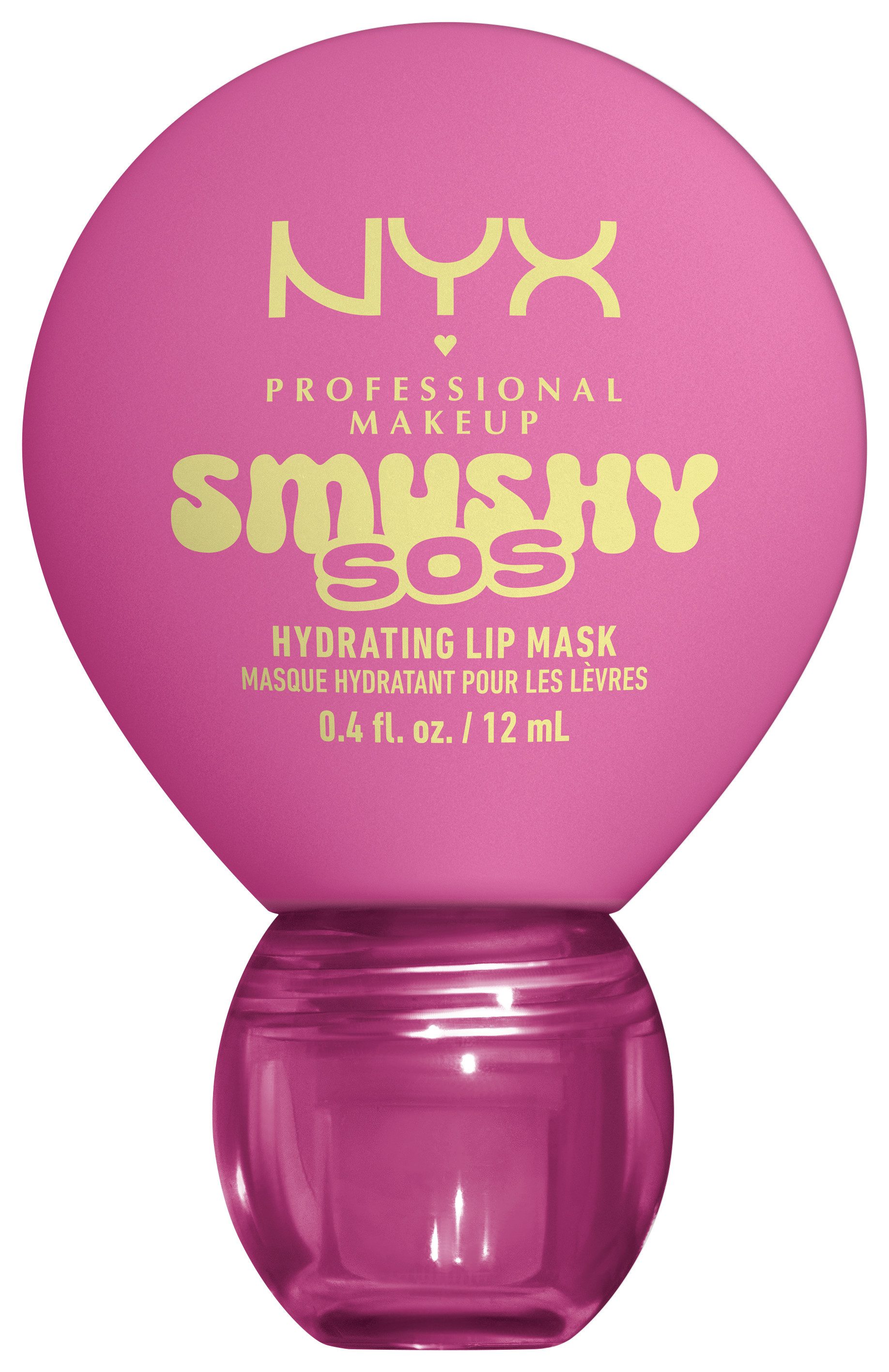 NYX PROFESSIONAL MAKEUP Lippenpflegemittel SMUSHY SOS GLOSSSY LIP BALM, pflege, getönte Farbe und professioneller Shine, alles in einem