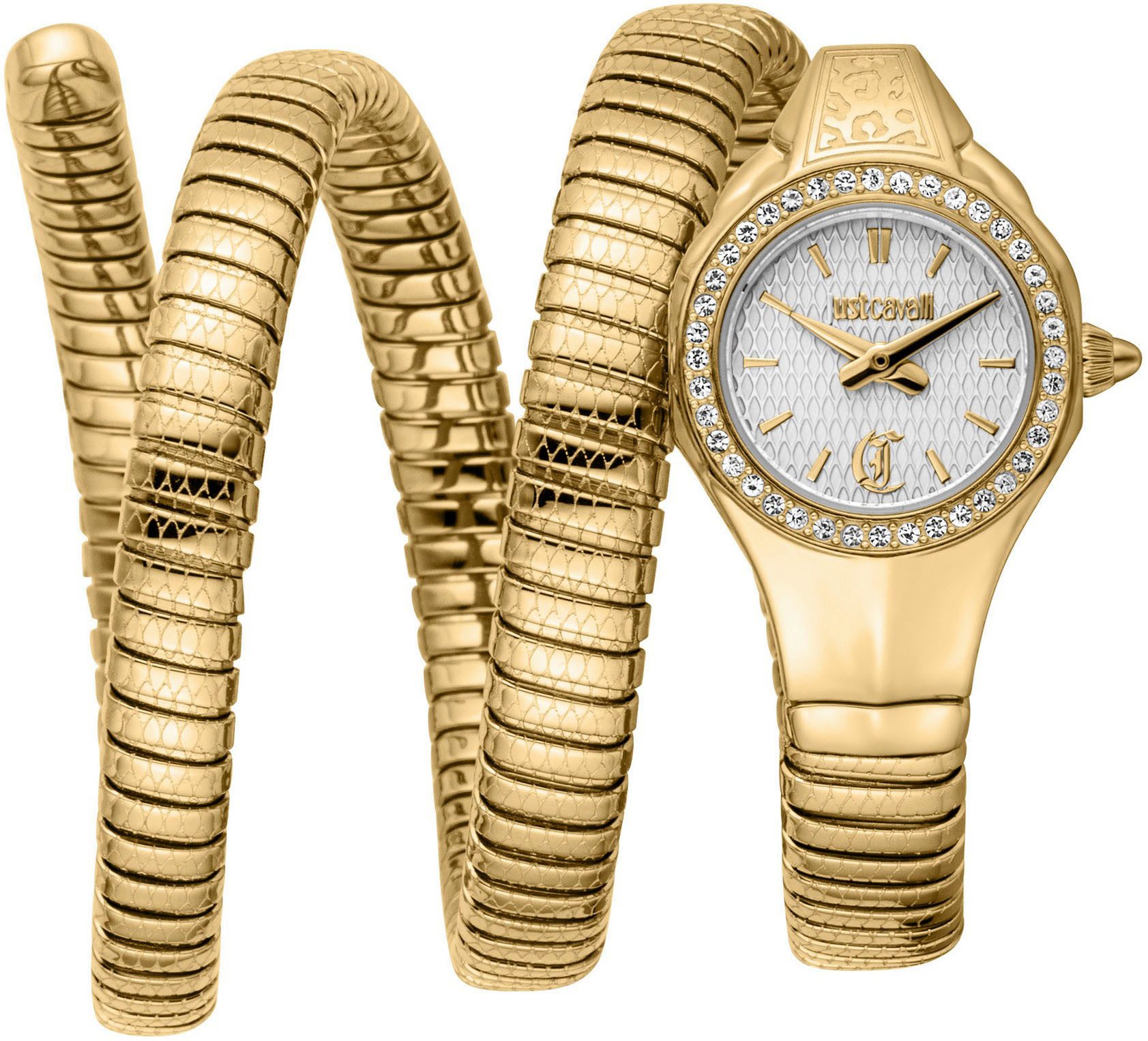 Just Cavalli Time Quarzuhr Signature Snake JC1L355M0025, Armbanduhr, Damenu günstig online kaufen