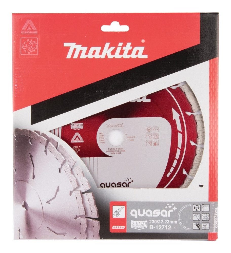 Makita Trennscheibe, Ø 230 mm, Diamanttrennscheibe 230 x 22,23 QUASAR