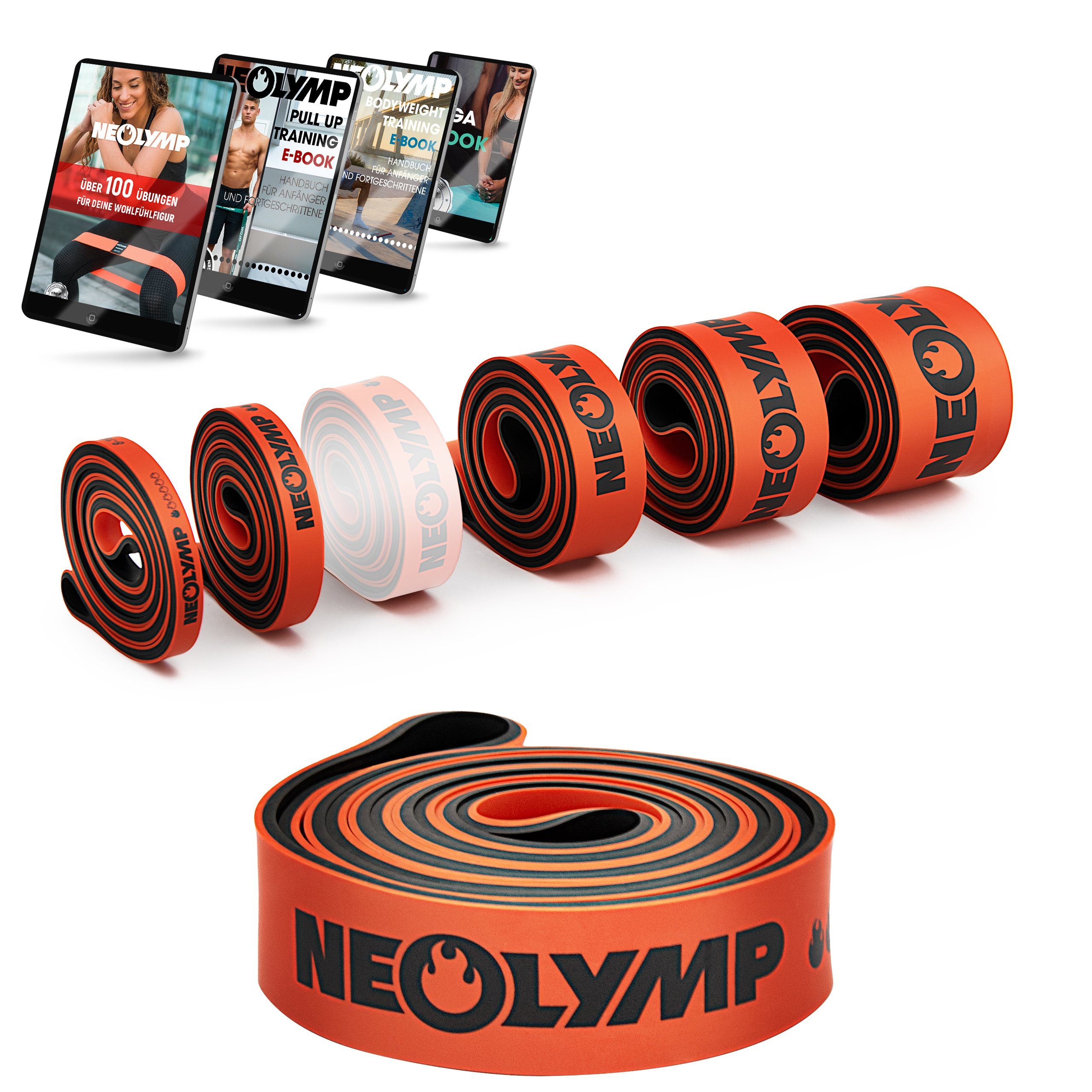 Trainingsbänder Resistance Bands - Gym Zubehör für Ganzkörpertraining - Klimmzug Band