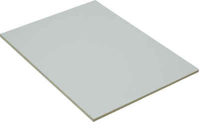 Trend Line Schneide- und Abdeckplatte Dünn HDF-Platte weiß 120 x 60 cm, 3 mm, Holz