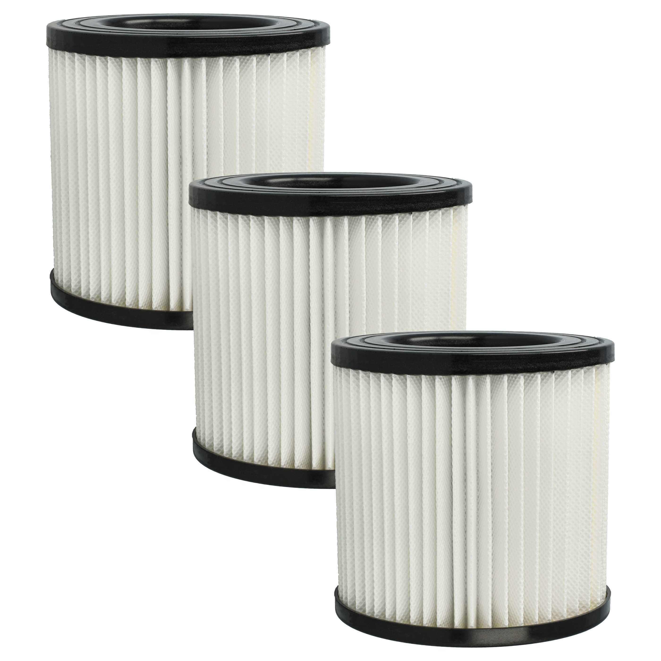vhbw Patronenfilter passend für Stanley SXVC20XTE Staubsauger, Nass- und Trockensauger, für Staubsauger, Nass-/Trockensauger, (3-St), Zuverlässiges Filter-Set für Ihren Staubsauger, Idealer Ersatz-Filter