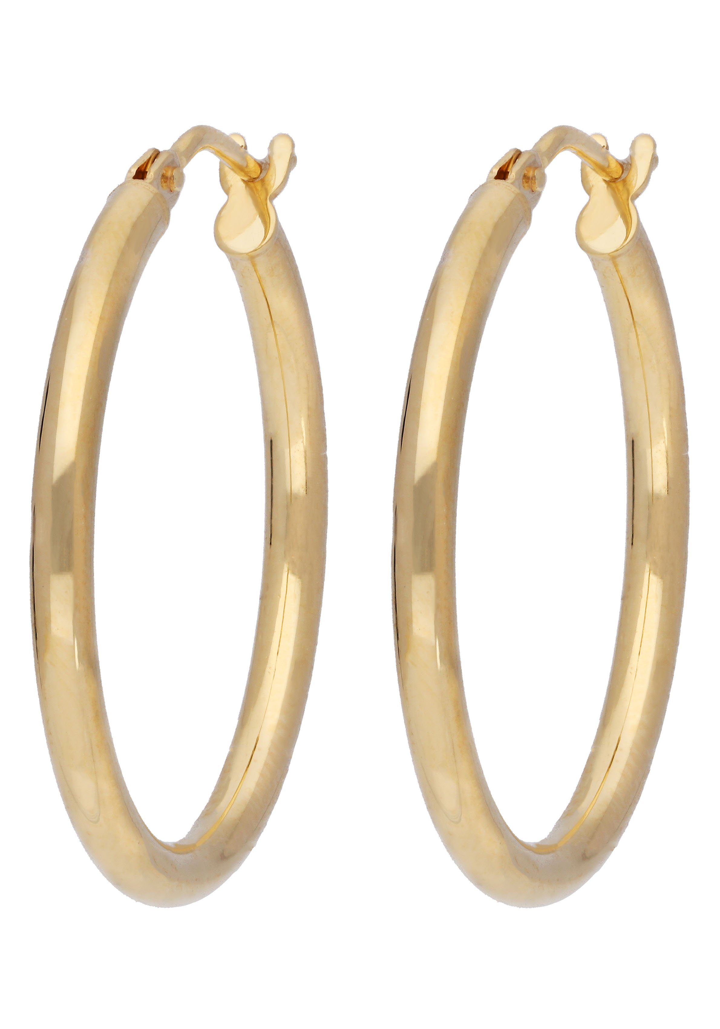 Firetti Paar Creolen Schmuck Geschenk Gold 375 Ohrschmuck Creole