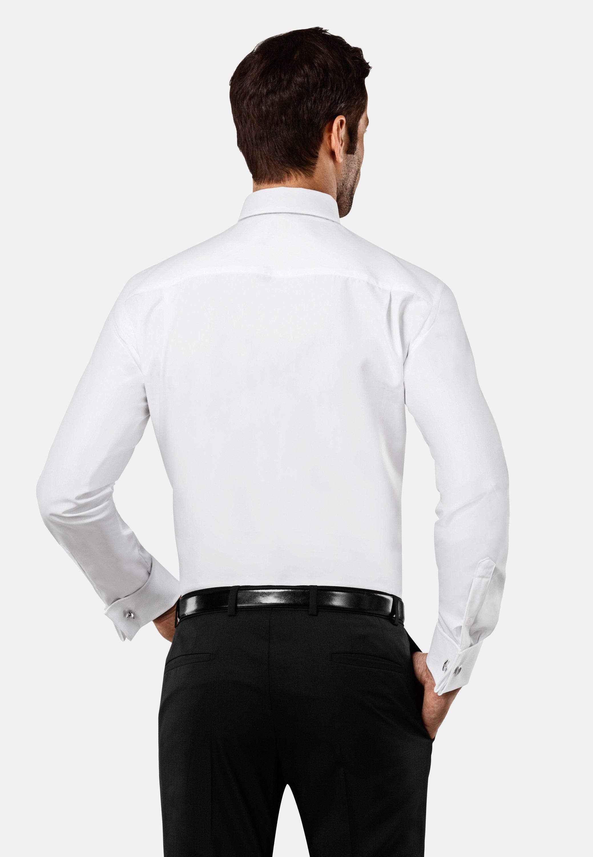 Vincenzo Boretti Businesshemd tailliert bügelfrei Umschlagmanschette günstig online kaufen