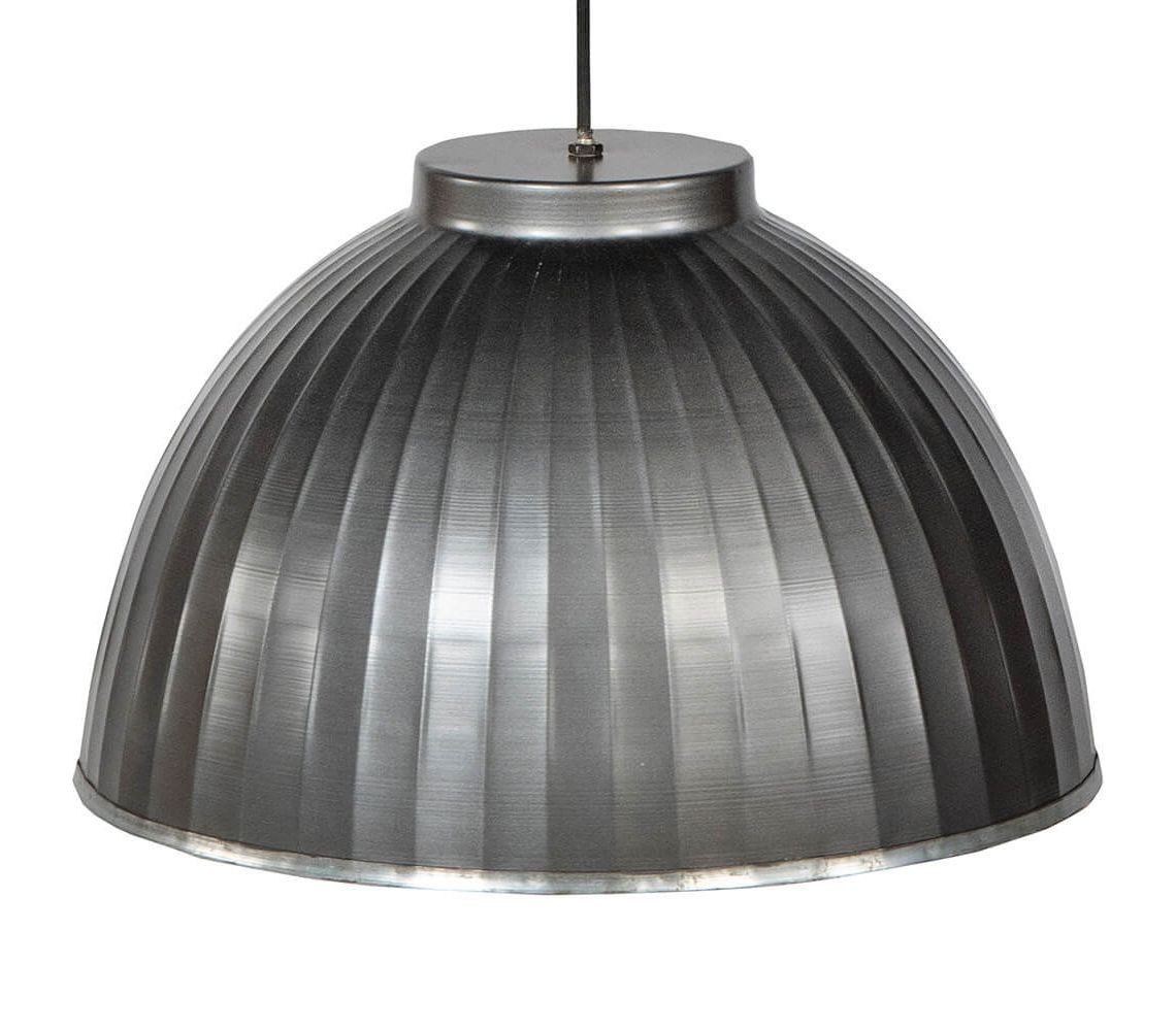 Rungassi Hängeleuchte Hängelampe Antic Line Lampe Metall D 46 cm Grau M08379