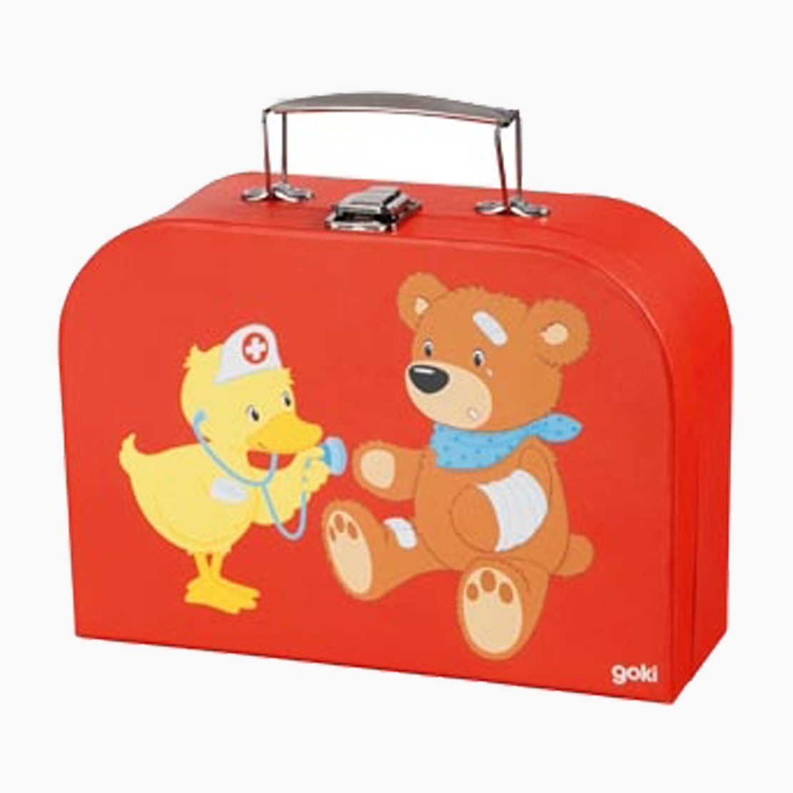 goki Spielzeug-Arztkoffer Arztkoffer goki, (packung, 11-tlg., koffer), mit allen wichtigen Instrumenten