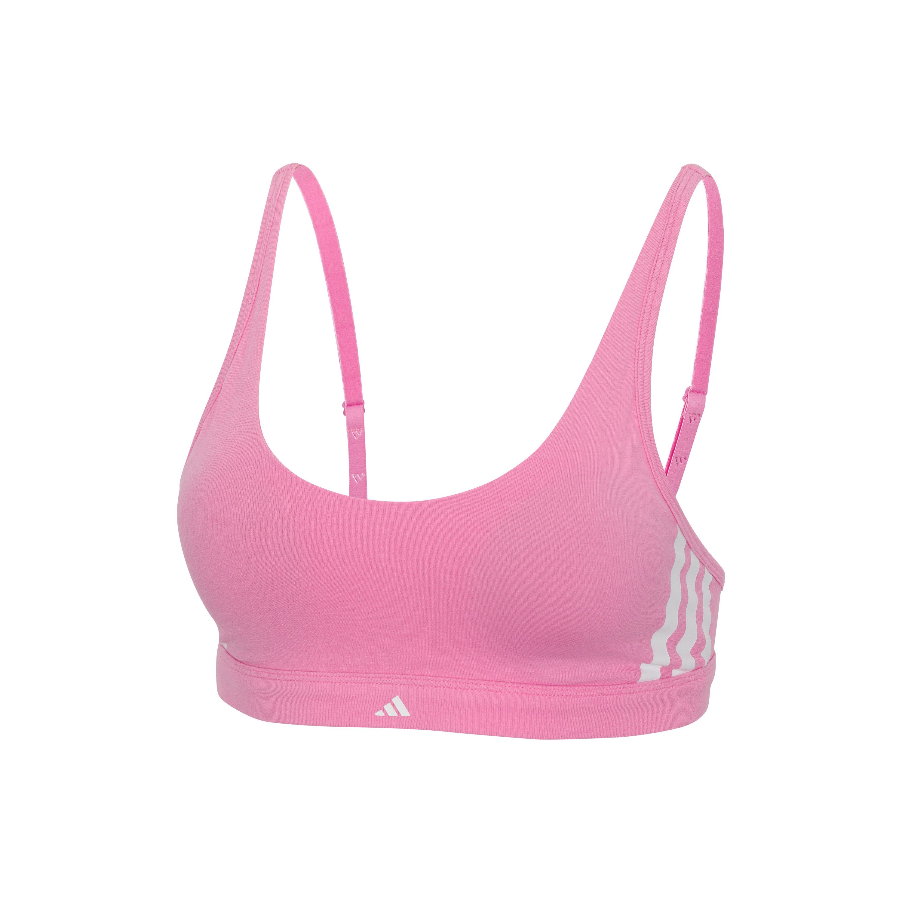 Bralette Sport Active Essentials Cotton 3 Stripes