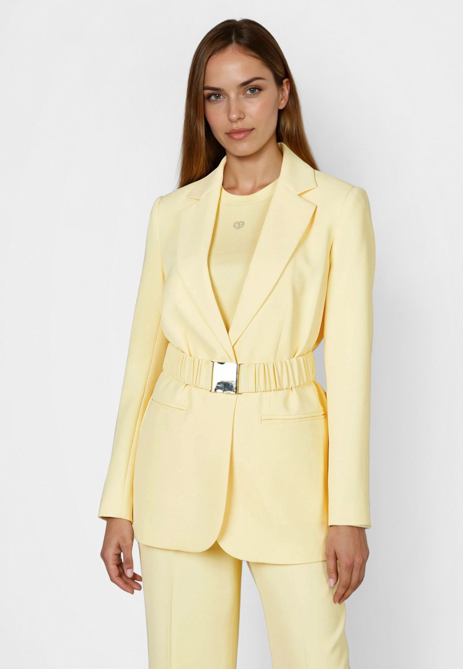 MARC AUREL Longblazer mit Gürtel