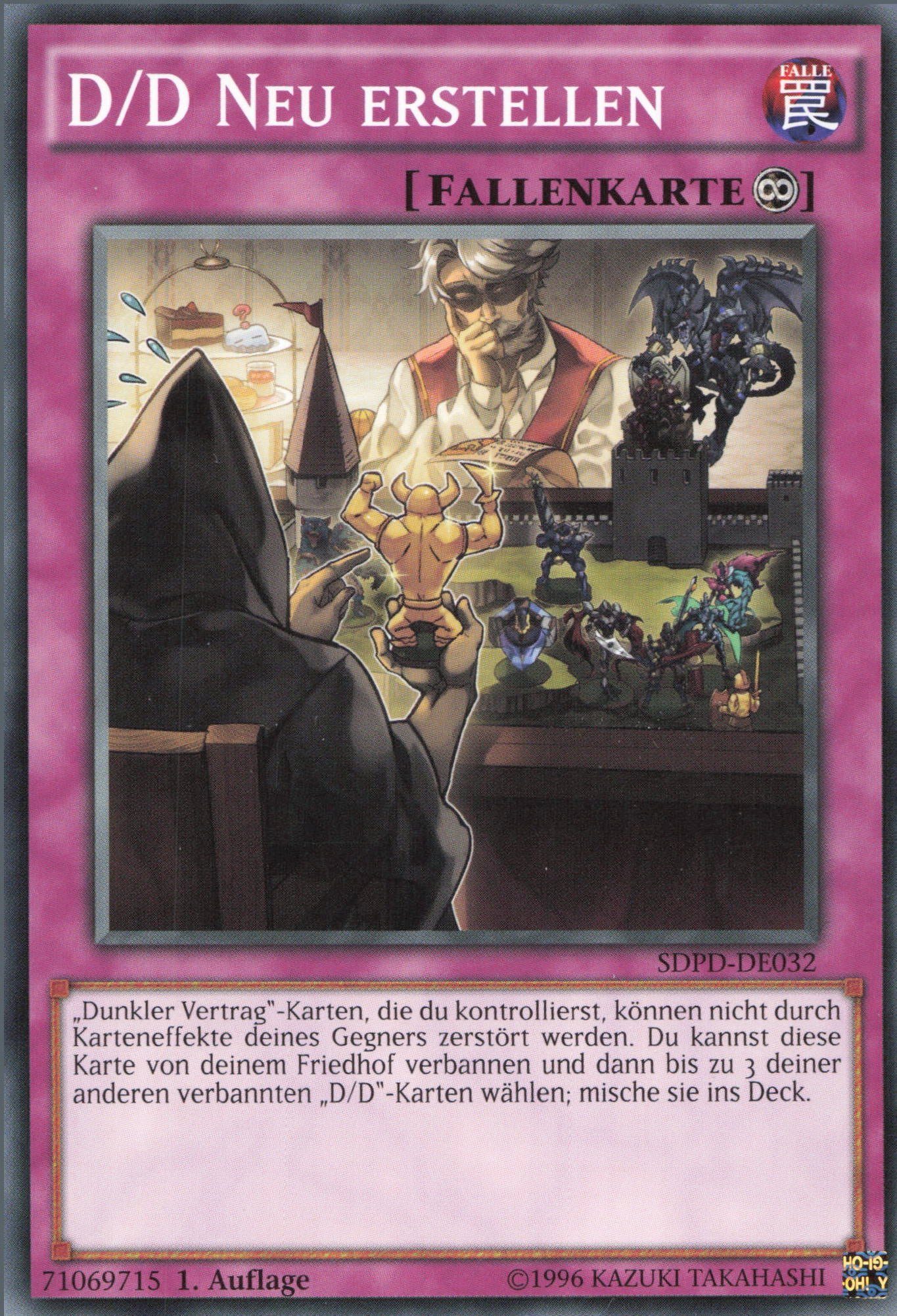 ReCollectibles Sammelkarte YuGiOh Karte D/D Neu erstellen, YuGiOh! Karte SDPDDE032 Common