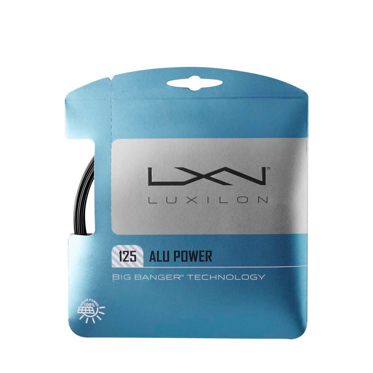 Tennissaite Alu Power 1.25 (Haltbarkeit+Power) schwarz 12m Set