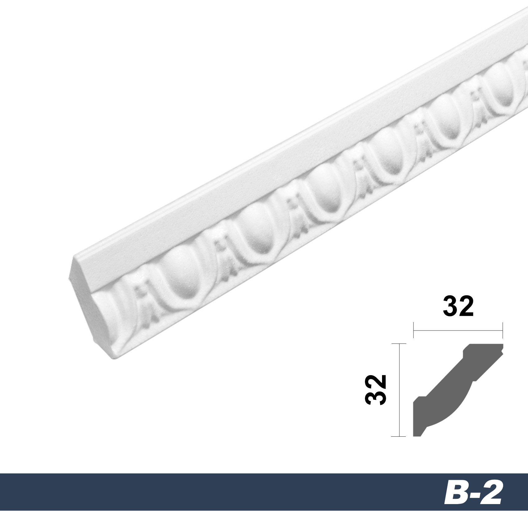 marbet design Stuckleiste B-02, 30 Meter, günstig online kaufen
