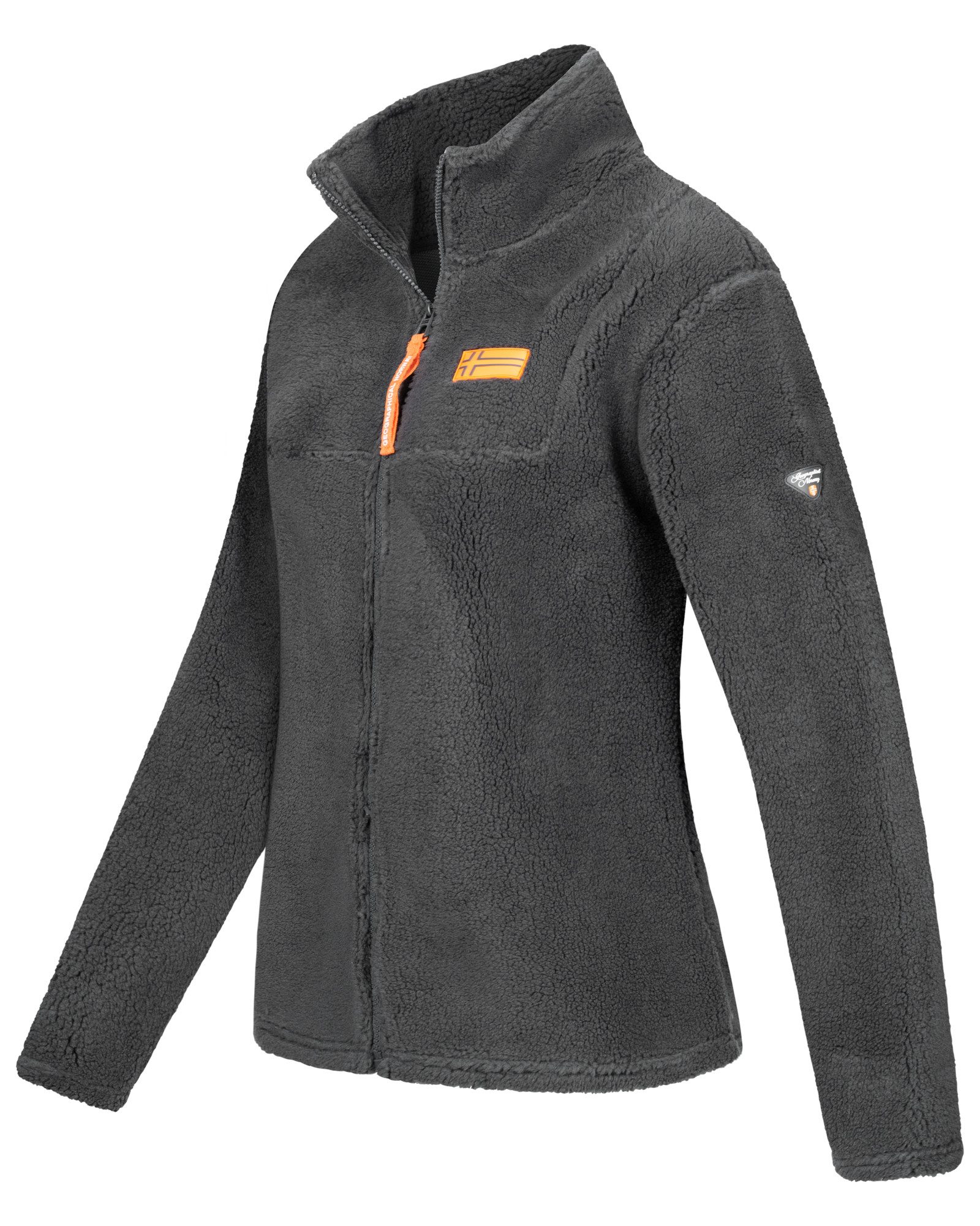Geographical Norway Fleecejacke Damen Teddy Fleece Jacke Herbst Winter Jack günstig online kaufen