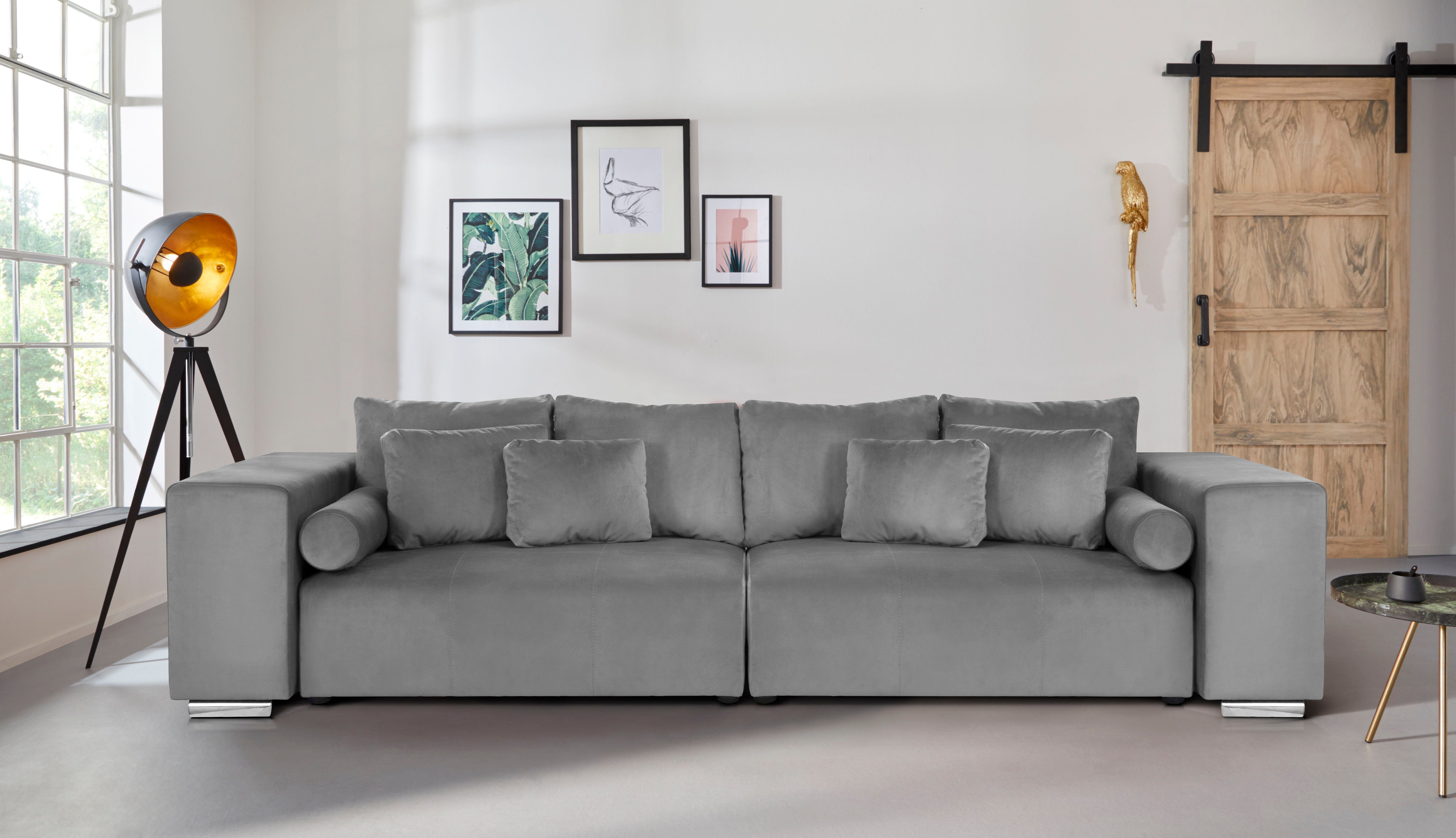 INOSIGN Big-Sofa »Aliya«, incl. Bettfunktion und Bettkasten, Breite 290 cm,incl.  Zierkissen online kaufen | OTTO