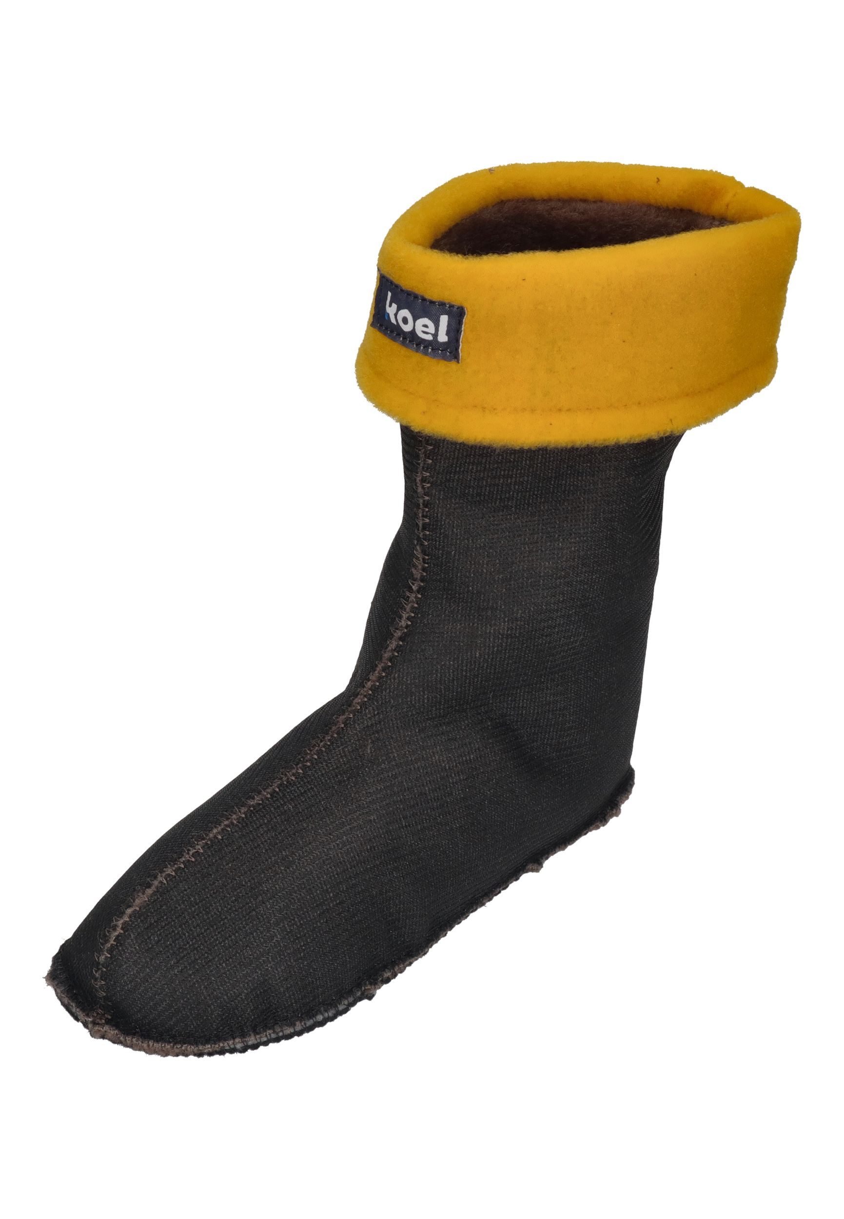 KOEL WELLIE BARE SOCK Barfußschuh Brown Yellow