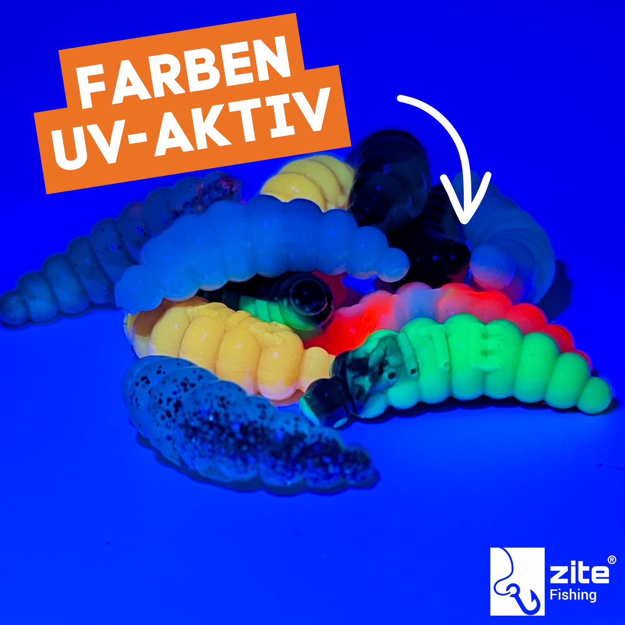 Zite Kunstköder Mighty Mag Mix Aroma 2,8 cm Bienenmade 12 Stück