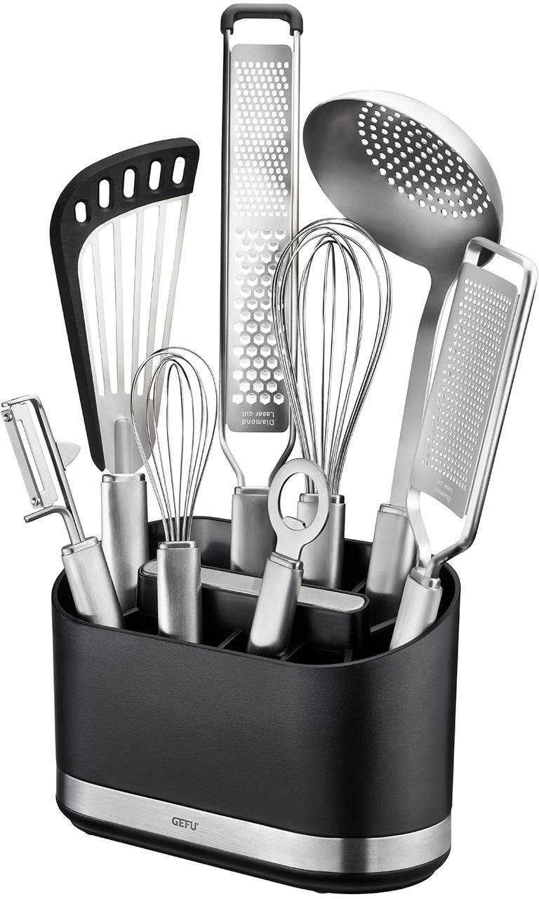 GEFU Besteckhalter Smartline, (1-tlg), 10 Fächer, Edelstahl/ABS/PS