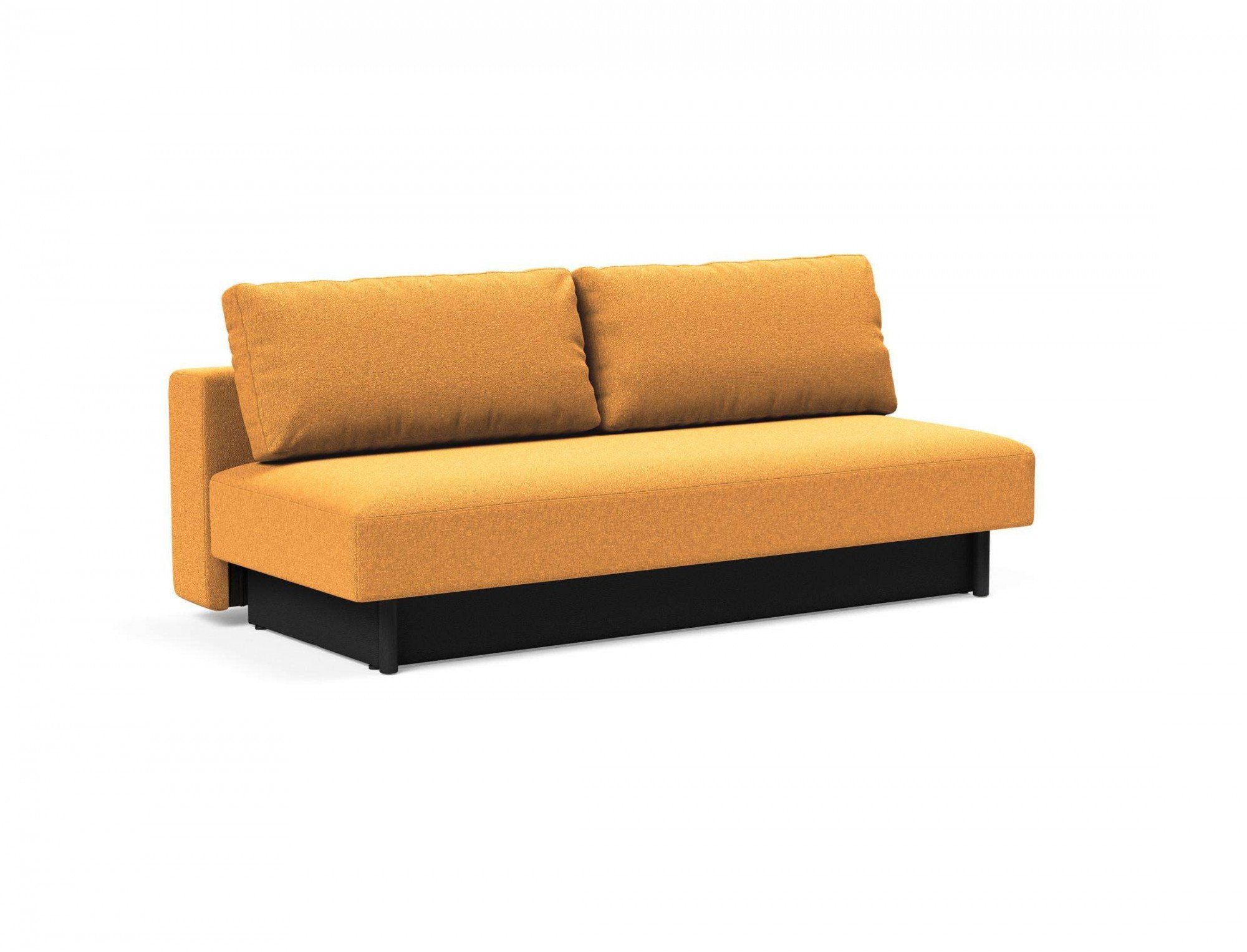 INNOVATION LIVING ™ 3-Sitzer Merga Stellfläche Design, wenig Bettkasten,minimalistischem Schlafsofa, bedarf großem