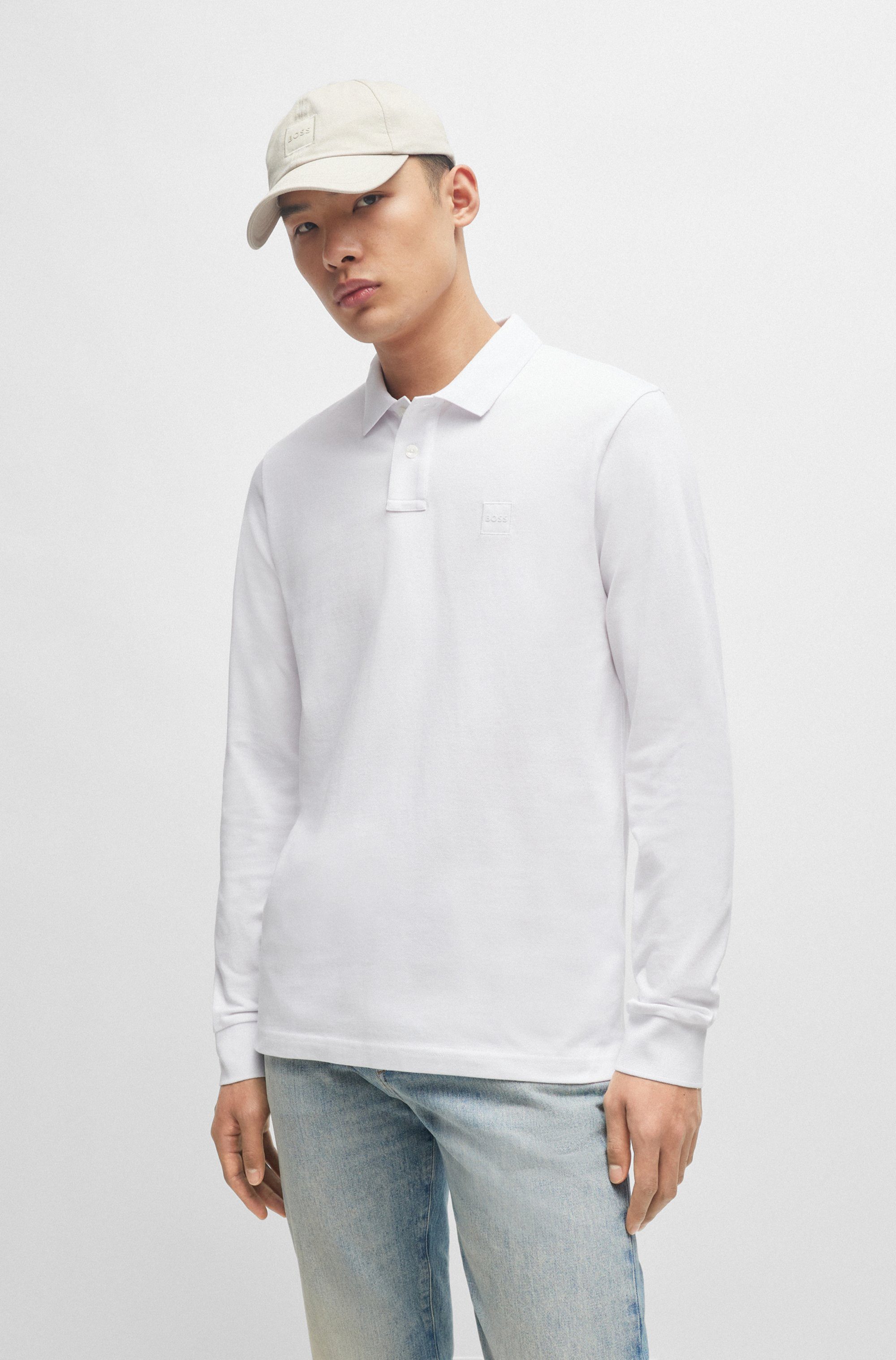 BOSS ORANGE Poloshirt Passerby mit BOSS-Logobadge günstig online kaufen