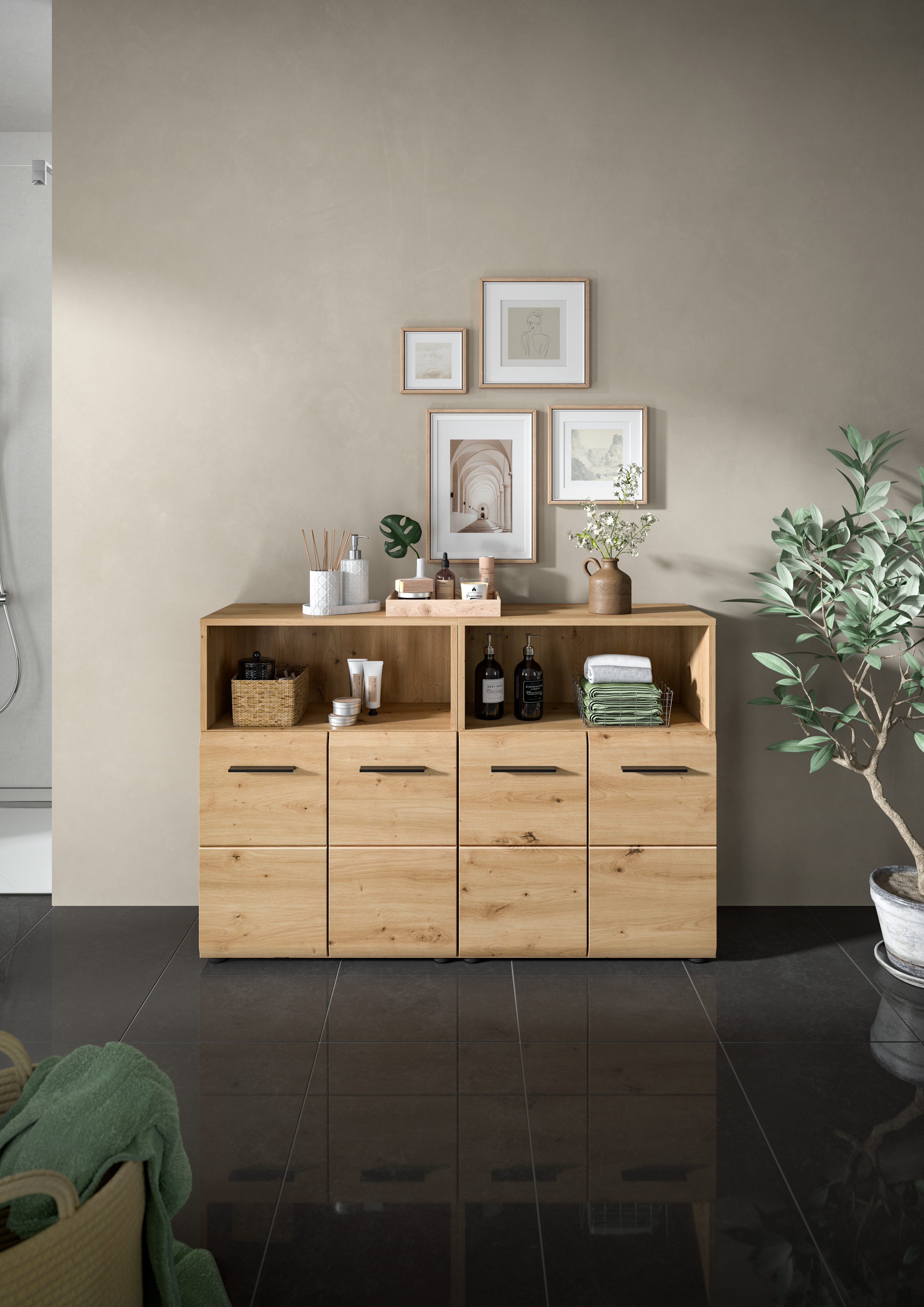 INOSIGN Badmöbel-Set FLORENZ, TOPSELLER!, 2-teilige Badkombination, günstig online kaufen