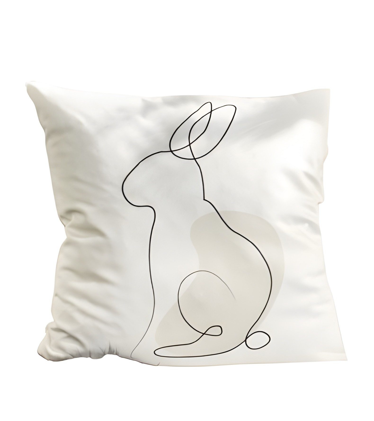 Dekoleidenschaft Kissenhülle "Hase" verschiedene Modelle, 45x45 günstig online kaufen