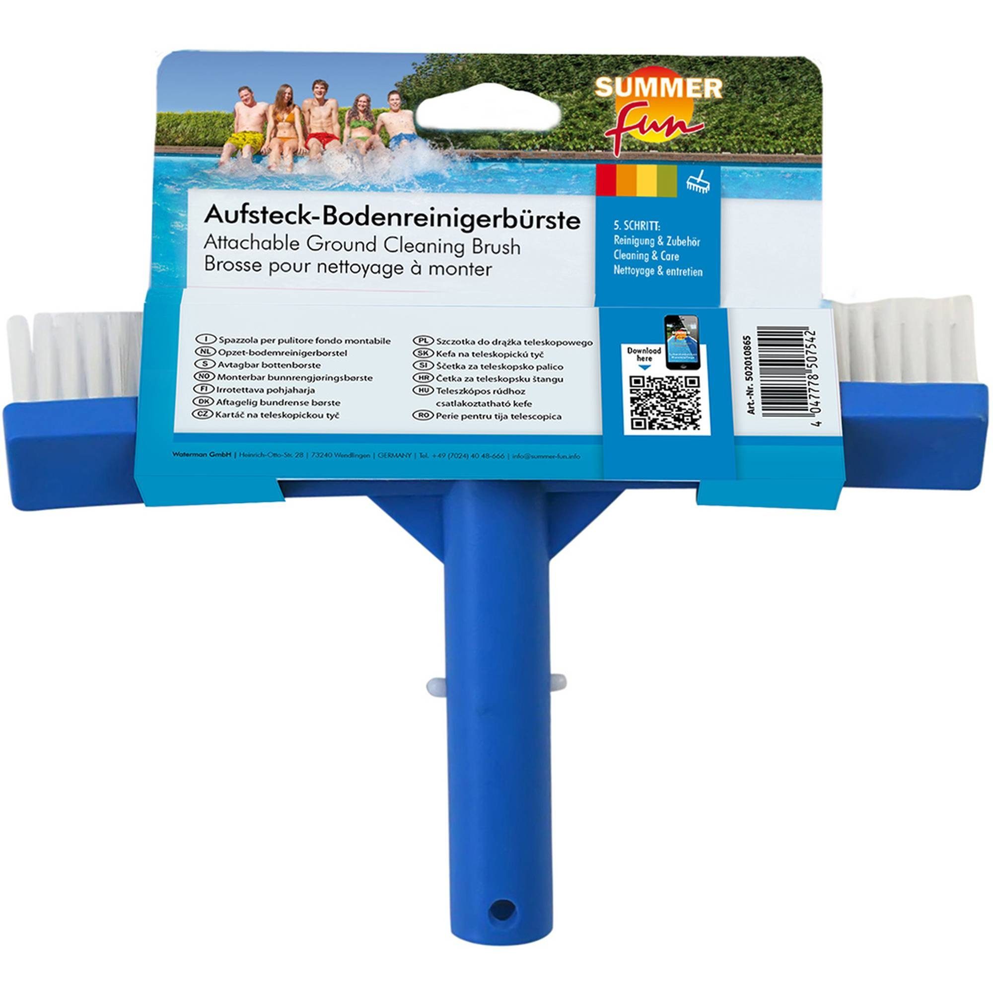 Poolbürste Aufsteck-Bodenreinigerbürste 25cm