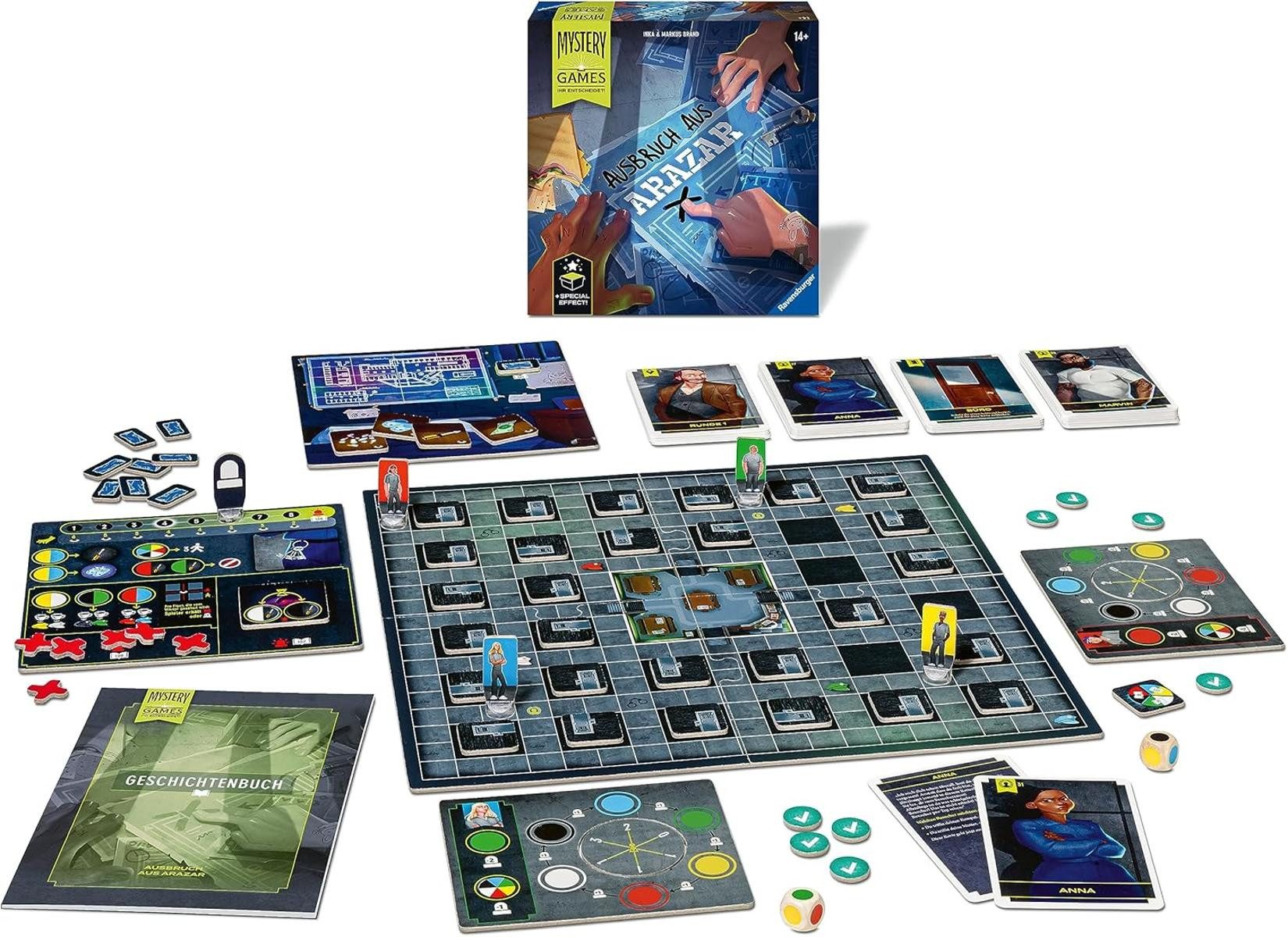 Ravensburger Spiel Ravensburger 27365 Mystery Games Der Ausbruch aus Arazar 14+