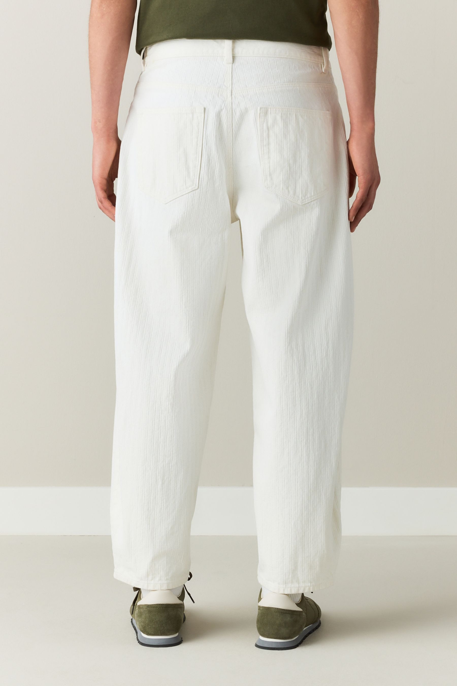 Next Weite Jeans N. Premium Jeans mit Barrel-Bein (1-tlg)