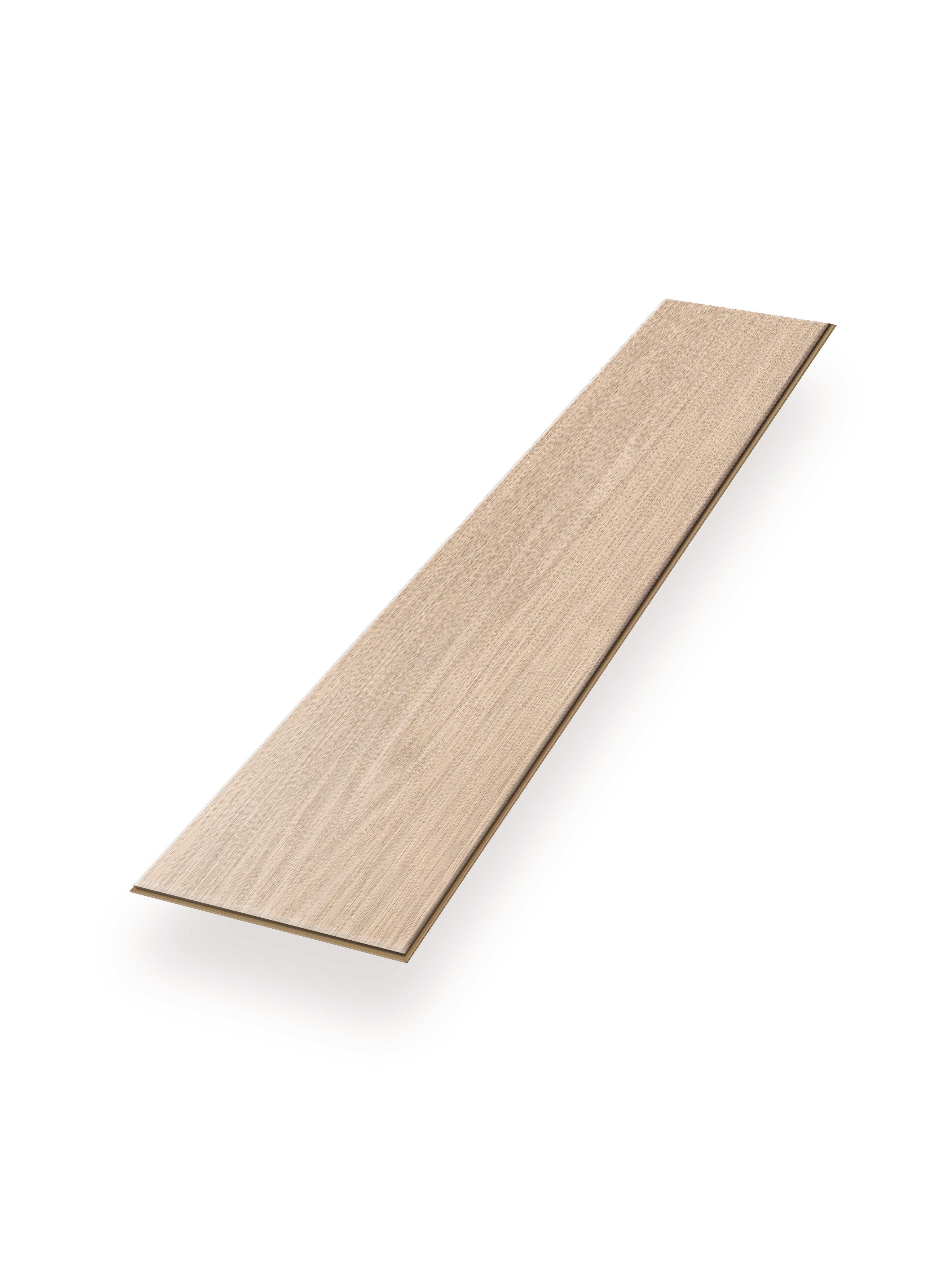EGGER Laminat Set 8mm NL2132 Baronia Eiche hell 8mm - 14m² (7 Pakete Fußboden), inkl. 5 Sockelleisten (12m) und Trittschalldämmung