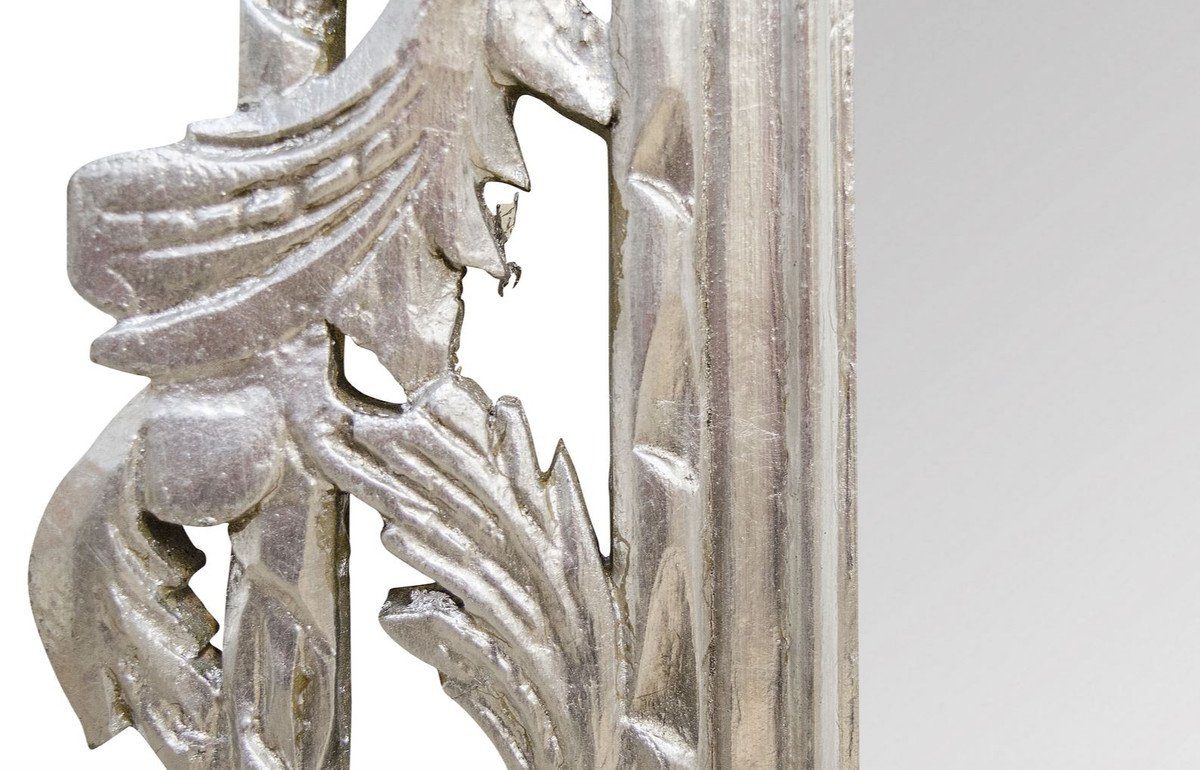Casa Padrino Barockspiegel H. Wandspiegel x 110 Stil Barock Silber 193 Antik Spiegel cm 