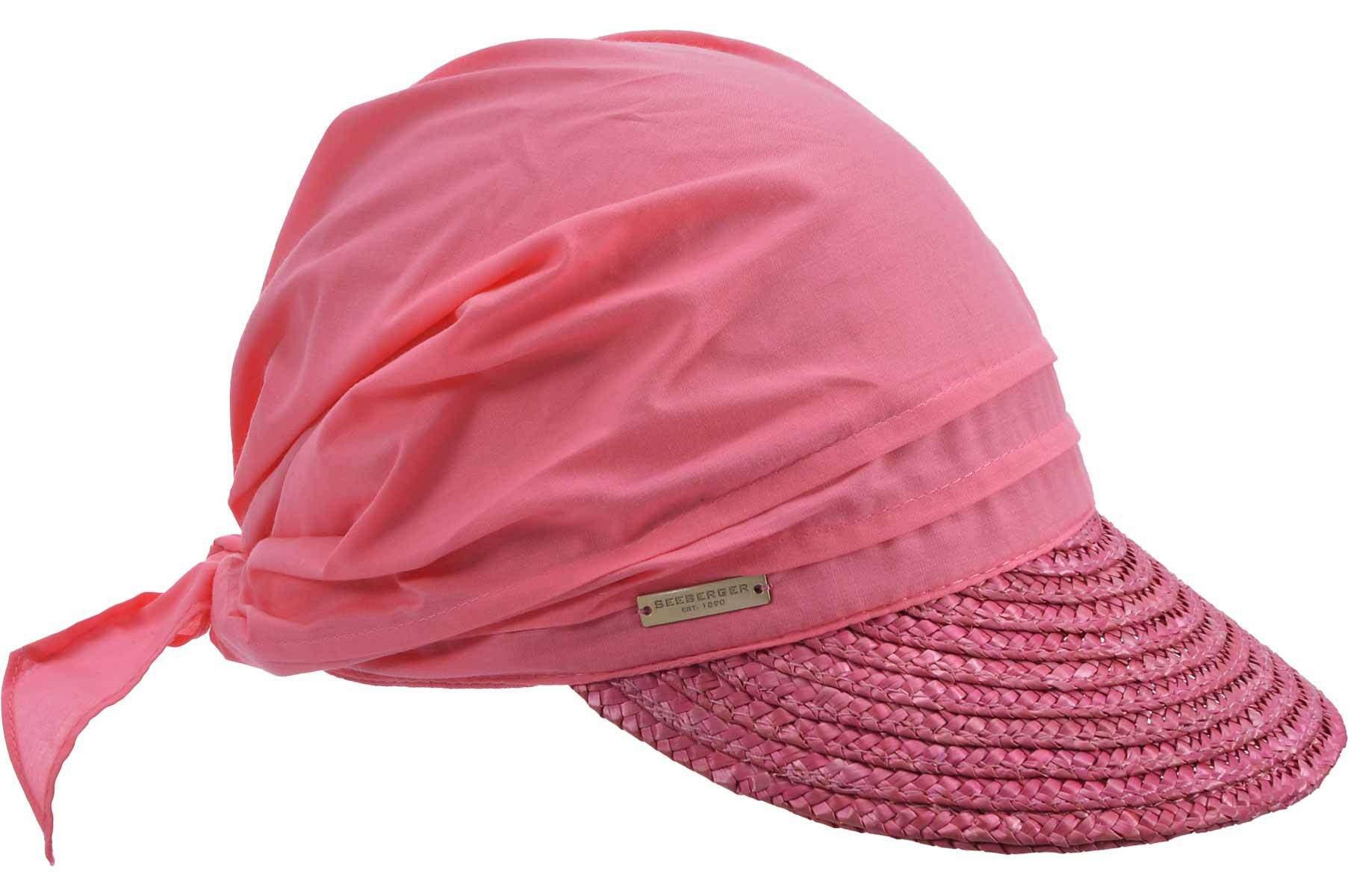 Seeberger Sonnenhut Strohborte Schirmmütze mit Stoffkopf günstig online kaufen