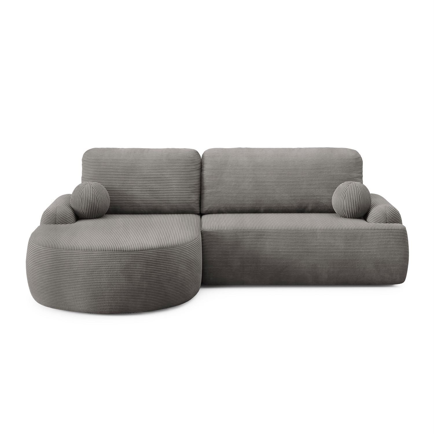 Lookway Ecksofa CLEO CORD Rundes Ecksofa günstig online kaufen