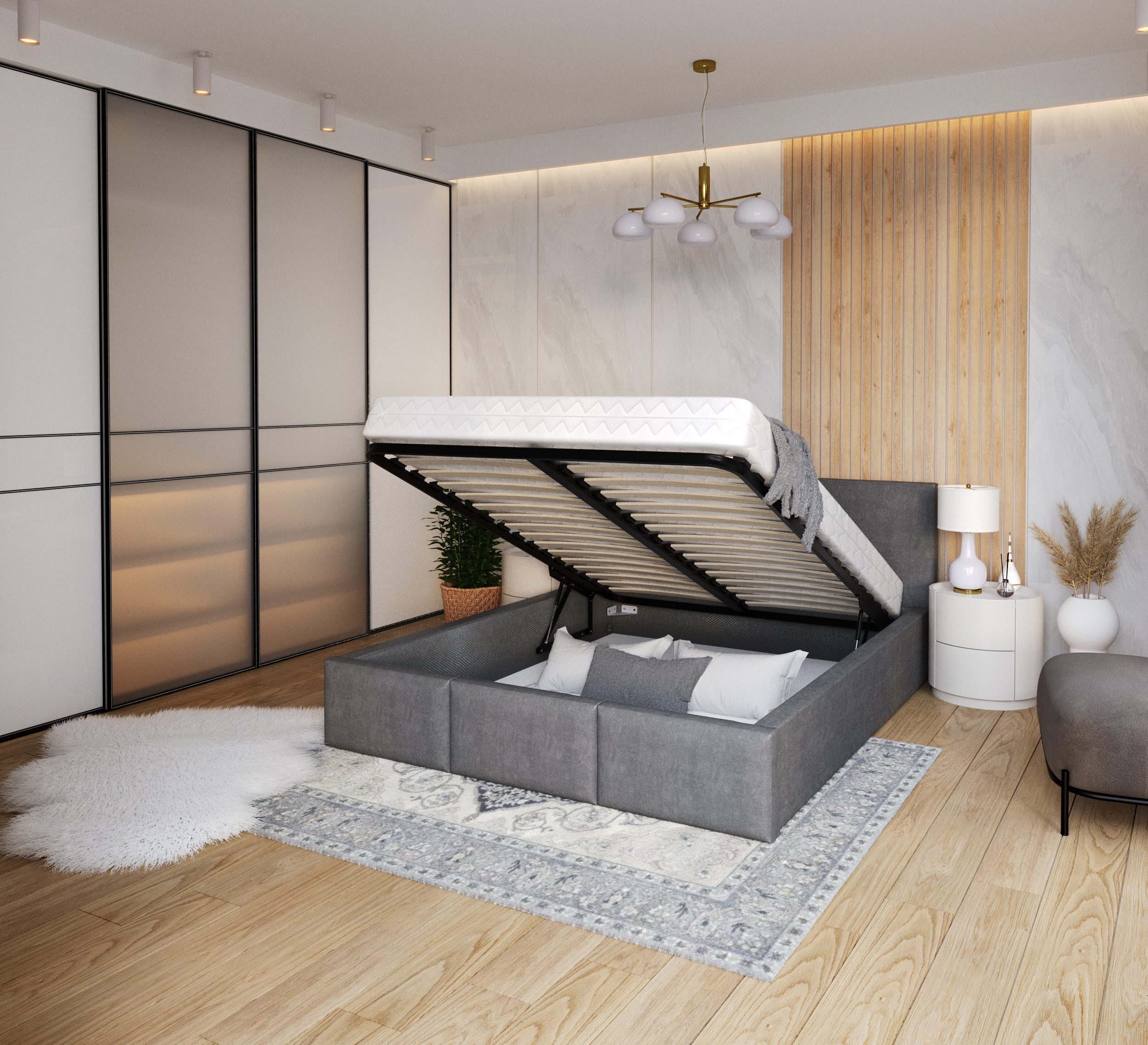 thematys Polsterbett mit Bettkasten Bett - MADE IN EU - mit hochwertigem Ve günstig online kaufen