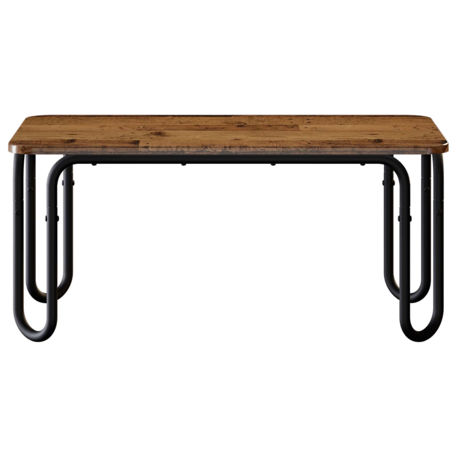 vidaXL Couchtisch Couchtisch Altholz 79,5 x 40 x 36 cm Holzwerkstoff (1-St)