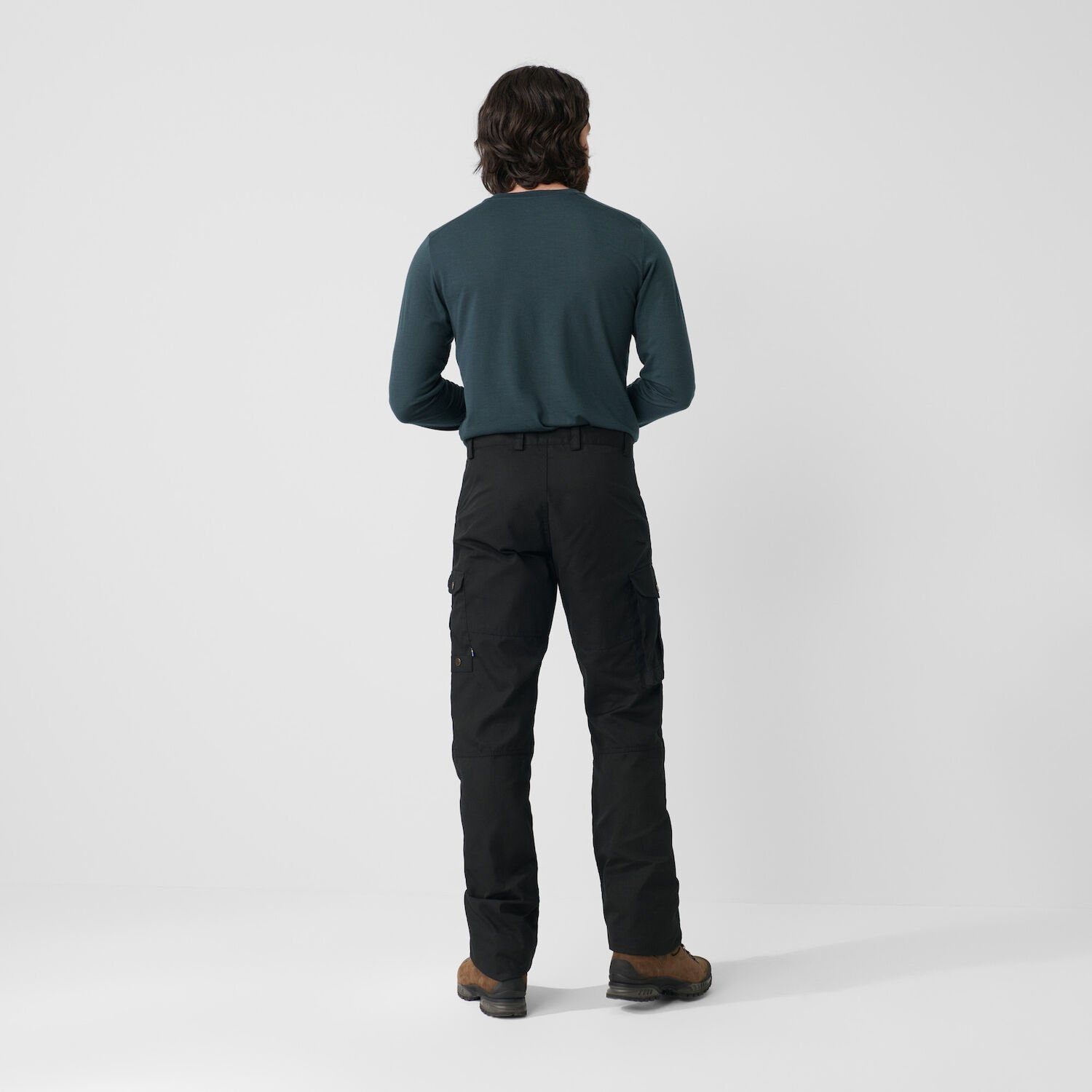 M Fjällräven BLACK-BLACK Trousers Pro Barents Trekkinghose