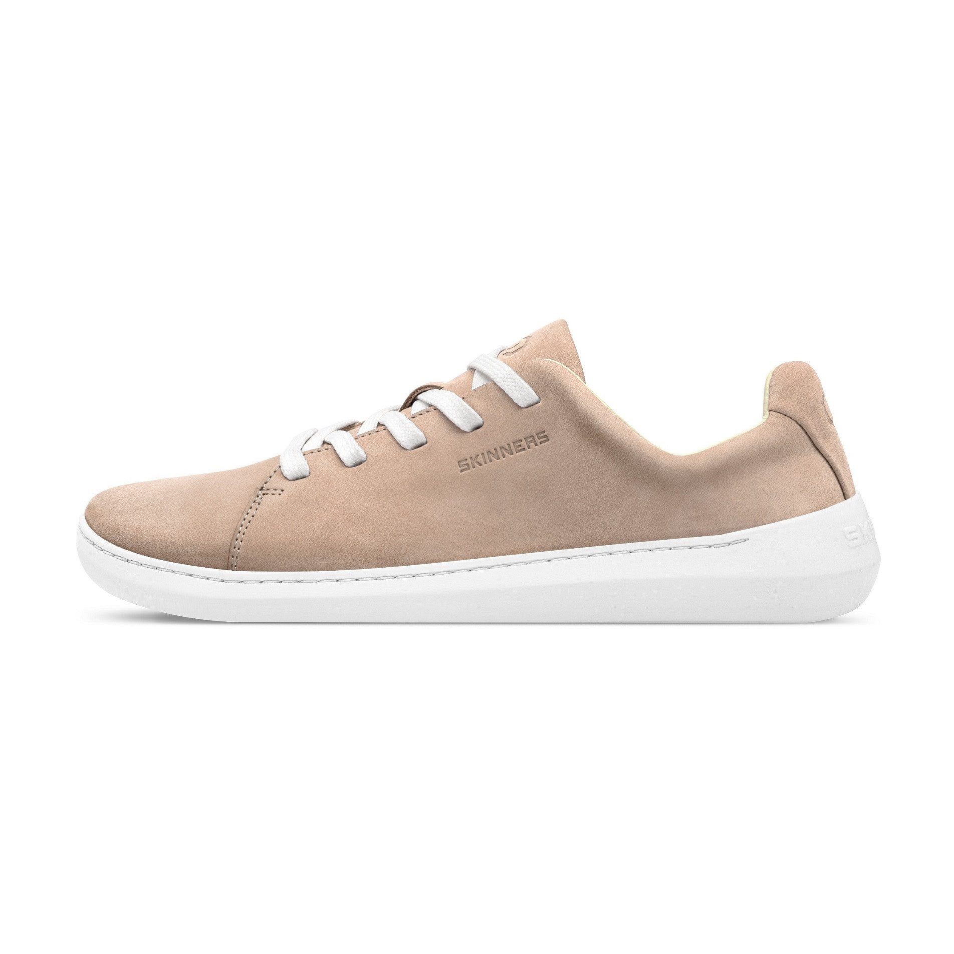 Skinners Walker (Premium-Leder, breite Zehenbox) beige/weiss Sneaker