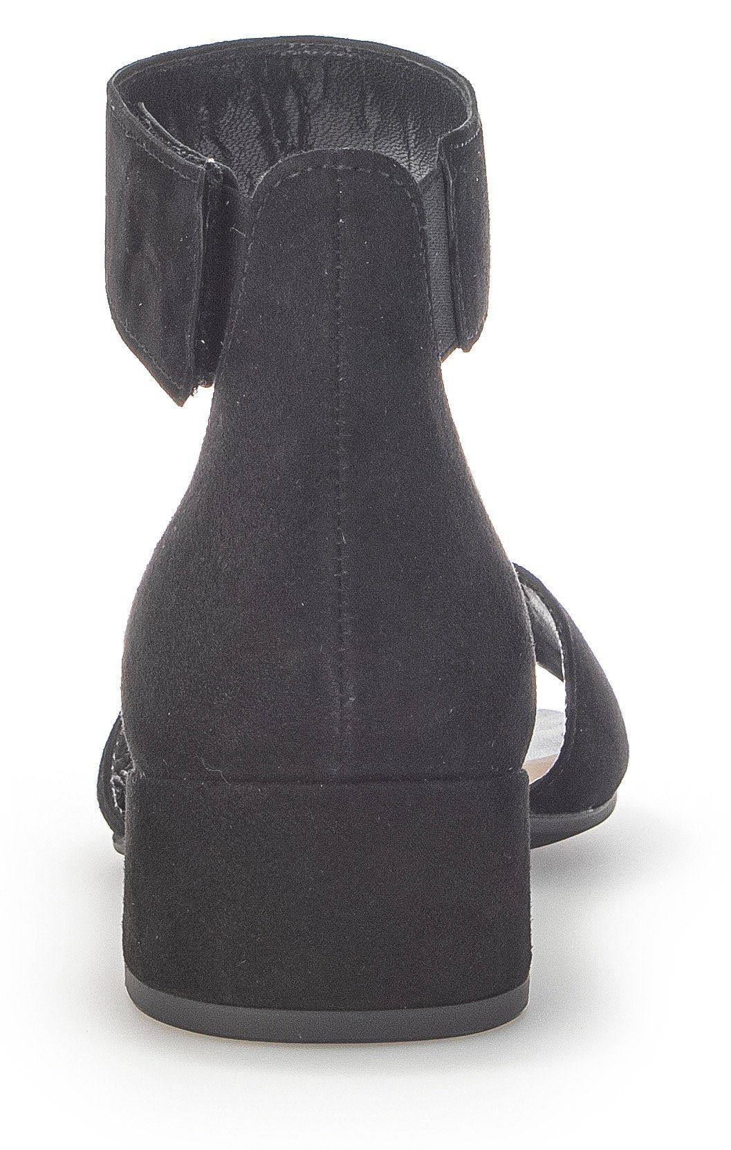 Sandalette regulierbarem Klettverschluss schwarz Gabor mit