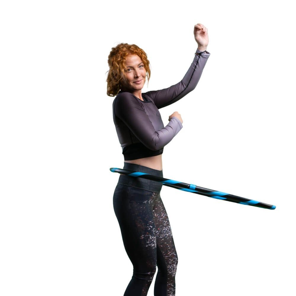 Hoopomania Hula-Hoop-Reifen Hula Hoop Reifen hellblau Hell-Blau für Anfänger Ø105cm