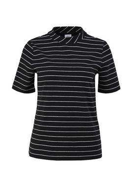 s.Oliver BLACK LABEL Kurzarmshirt T-Shirt mit Streifenmuster