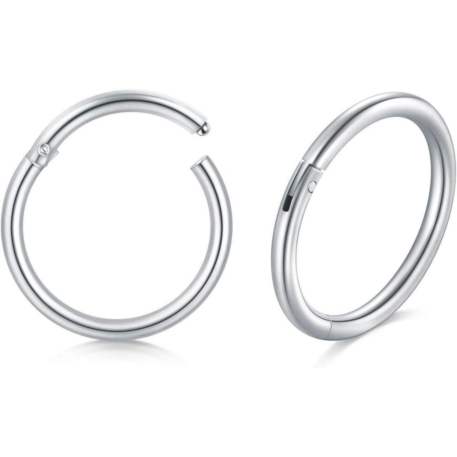 Briana Williams Nasenpiercing Nasenring Helix Ring Septum Piercing Clicker 18g 20g Edelstahl Ohr