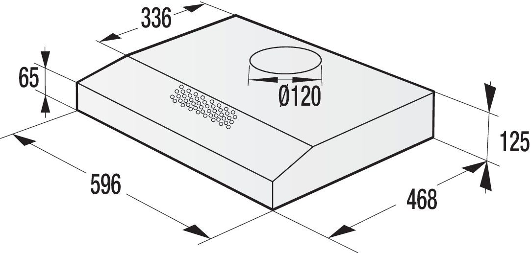 GORENJE Unterbauhaube Gorenje WHU629EW/S Dunstabzugshaube