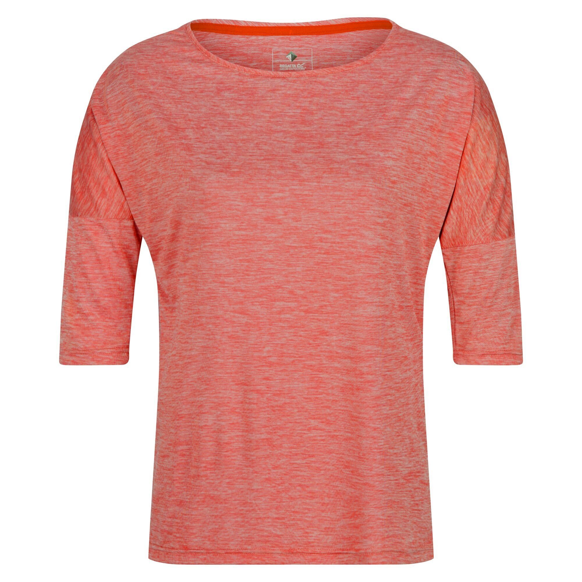 Regatta Funktionsshirt Pulser II für Damen, schnelltrocknend Neon Peach