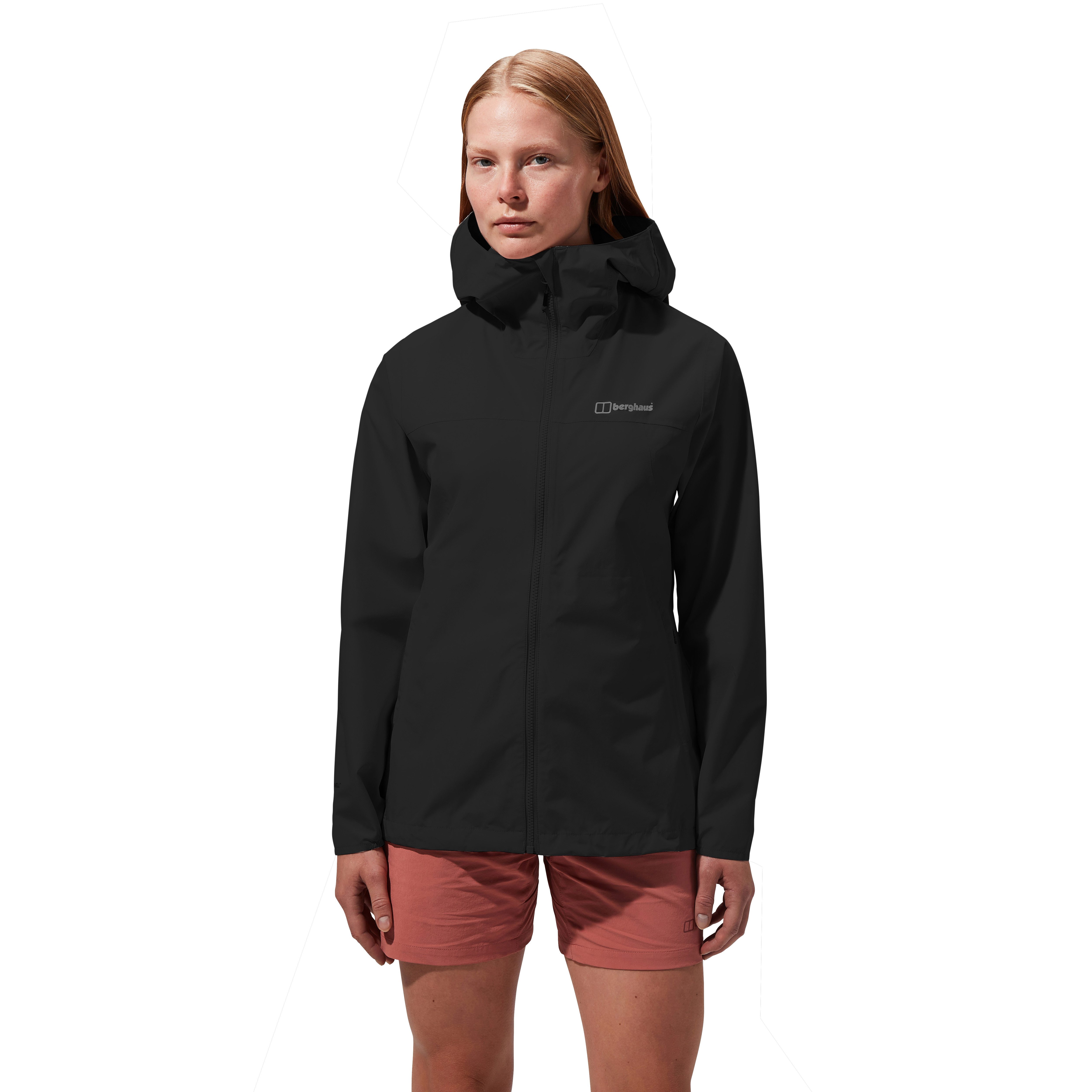 Berghaus Funktionsjacke W DELUGE PRO 3.0 JKT mit zwei Reißverschlusstaschen, atmungsaktiv, aus Polyester