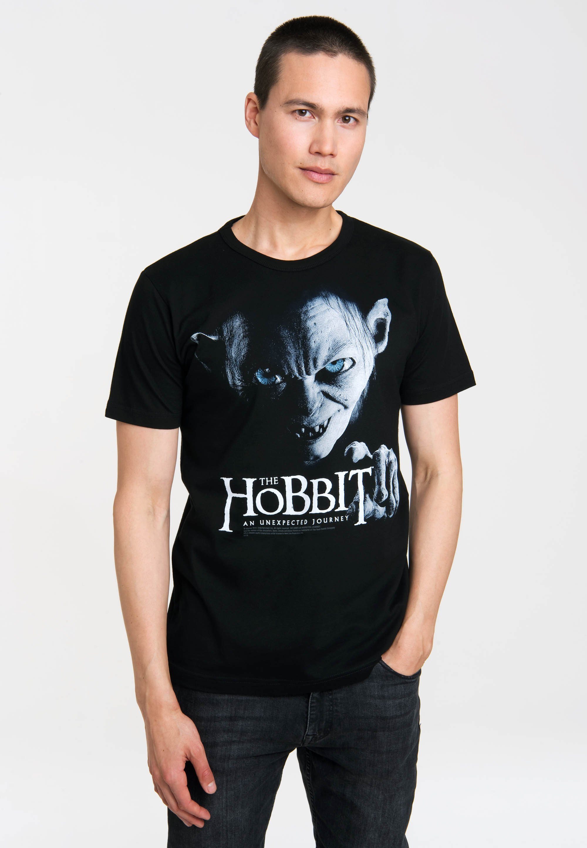 LOGOSHIRT T-Shirt The Hobbit - Gollum mit coolem Print | T-Shirts