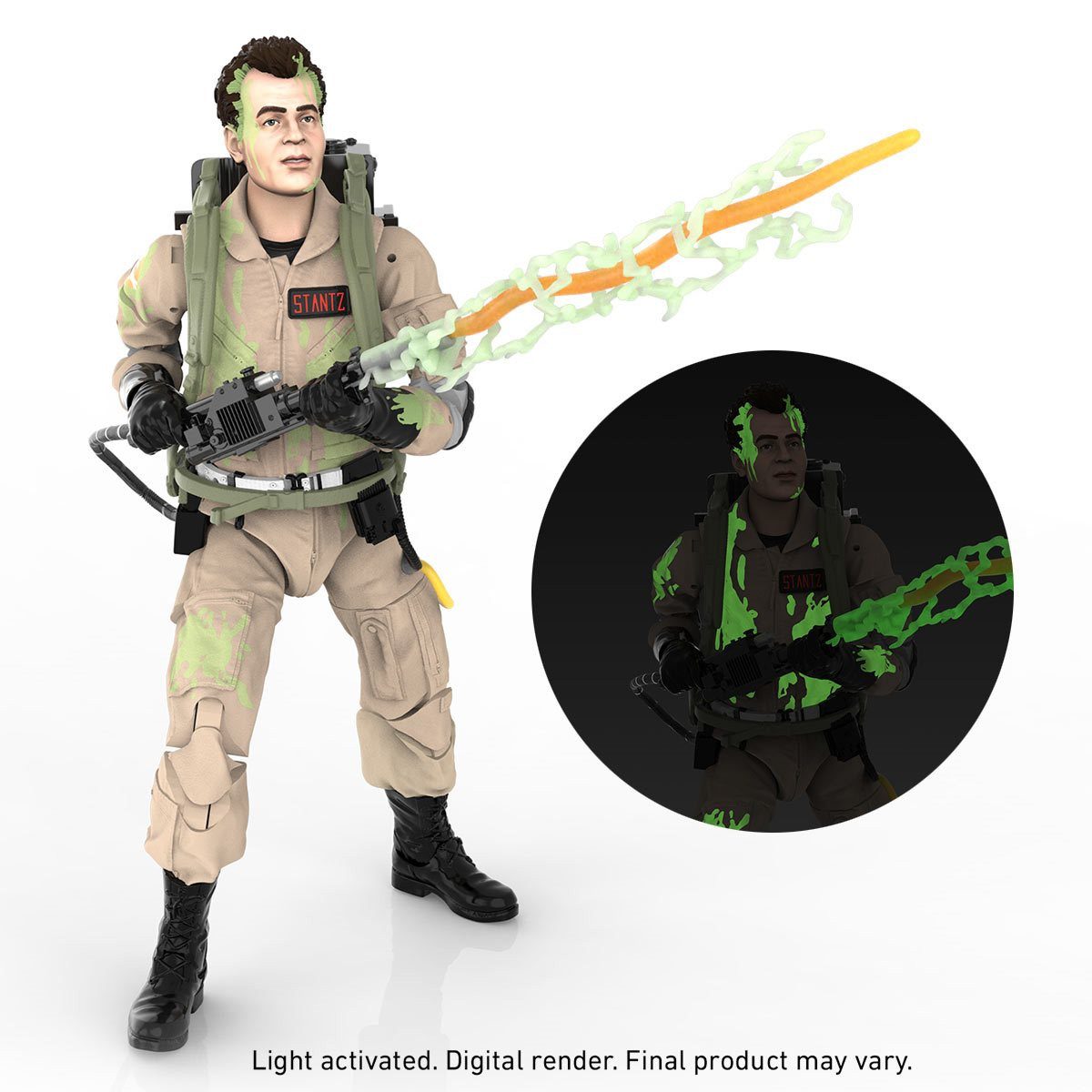 Hasbro Actionfigur Ghostbusters Plasma Series Actionfigur 2021 Glow-in-the-Dark Ray Stant